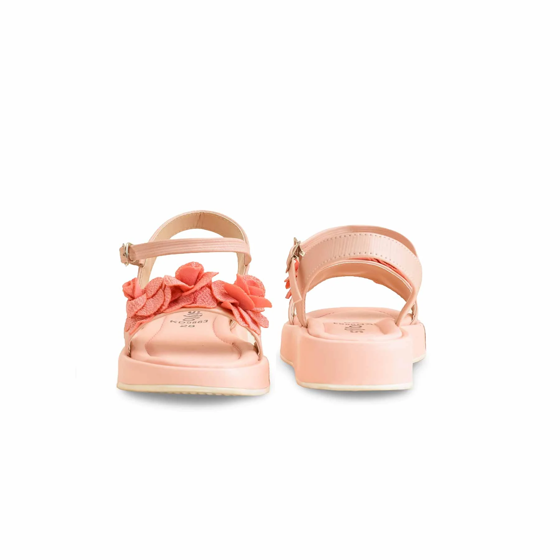 Girls Pink Formal Sandal KD9863 - Image 4