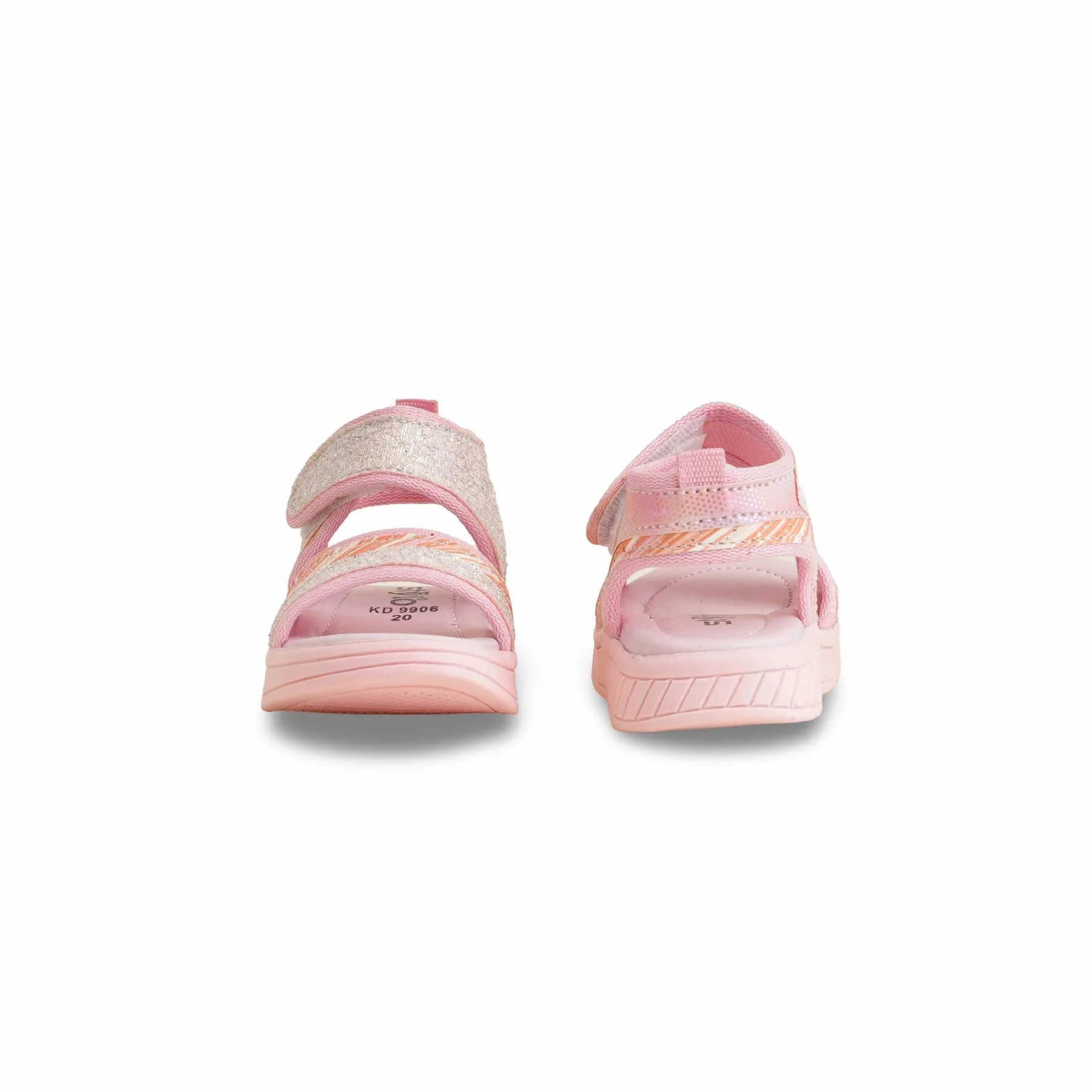 Girls Pink Formal Sandal KD9906 - Image 4