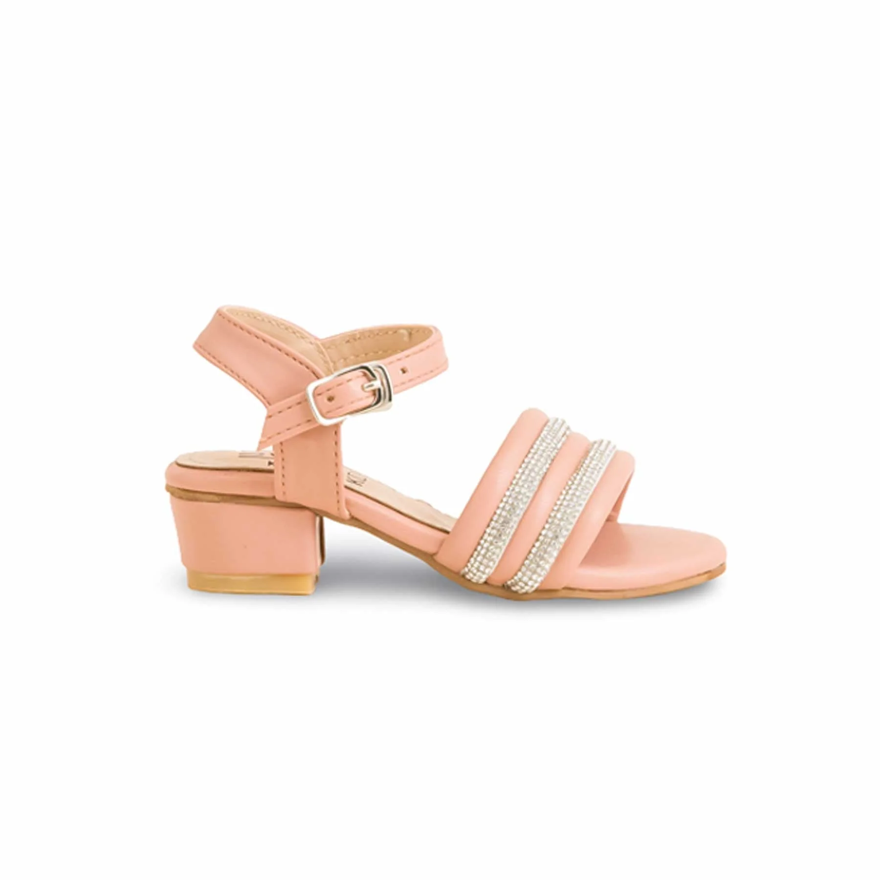 Girls Pink Formal Sandal KD9927 - Image 2