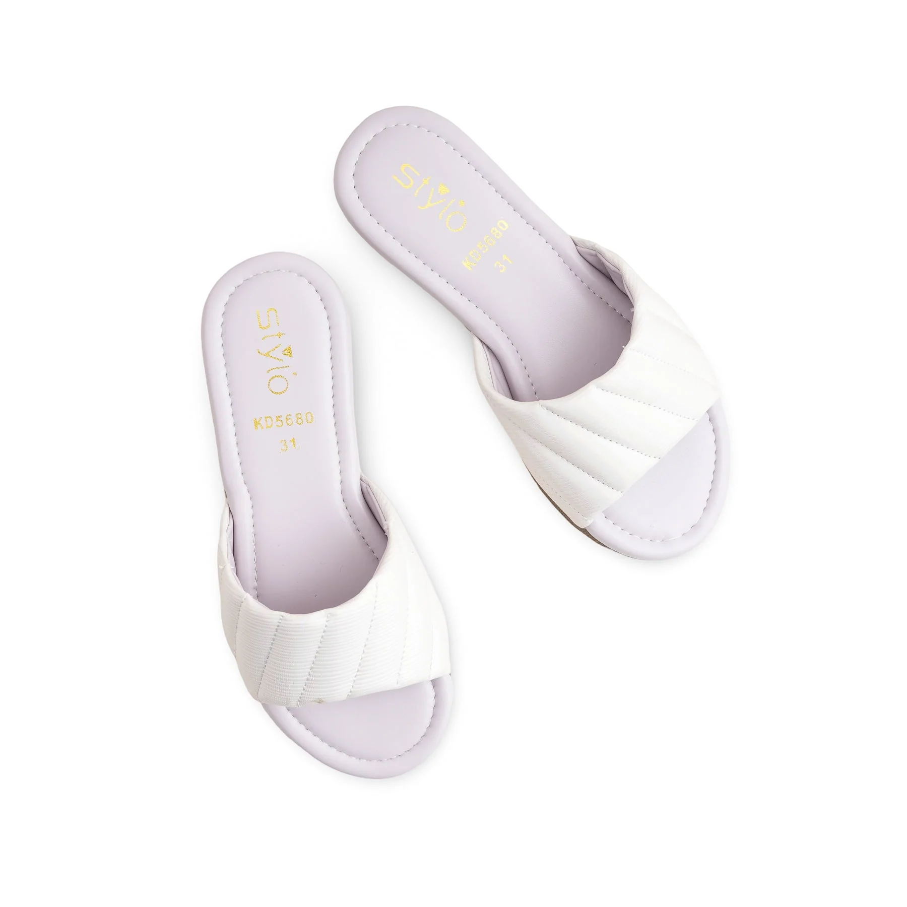 Girls Pink Formal Slipper KD5680 - Image 5