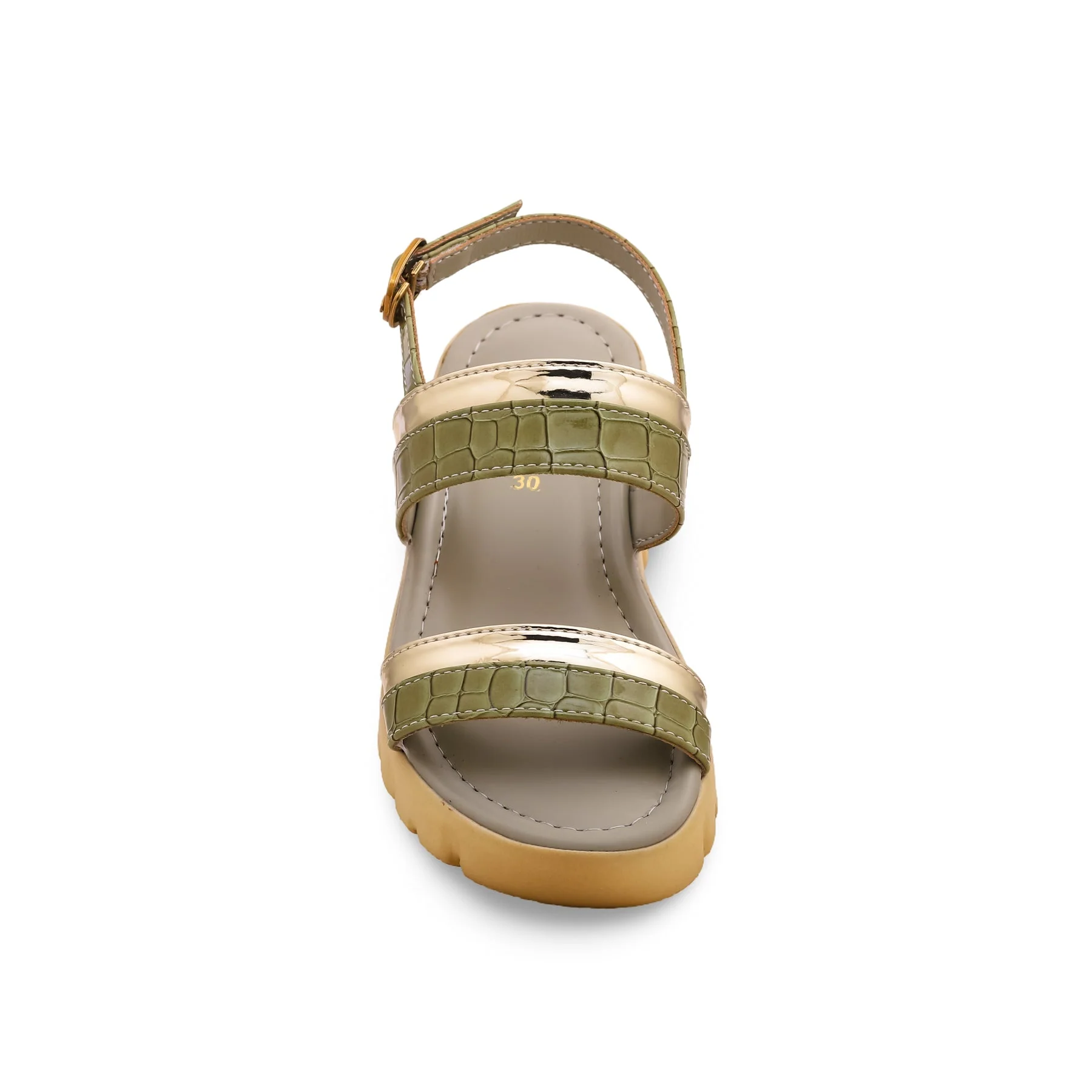 Girls Pistagreen Formal Sandal KD7795 - Image 3