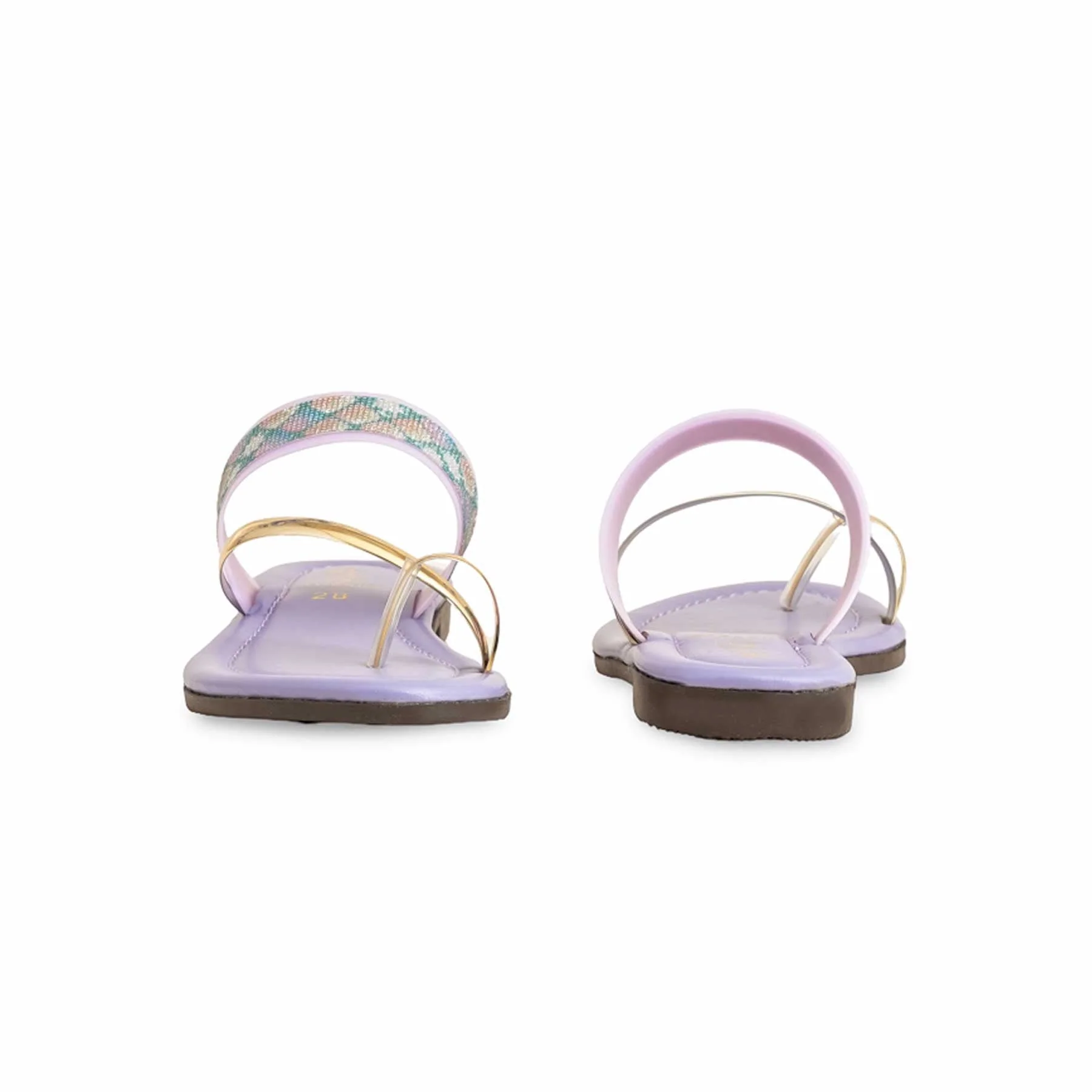 Girls Purple Casual Slipper KD5550 - Image 4