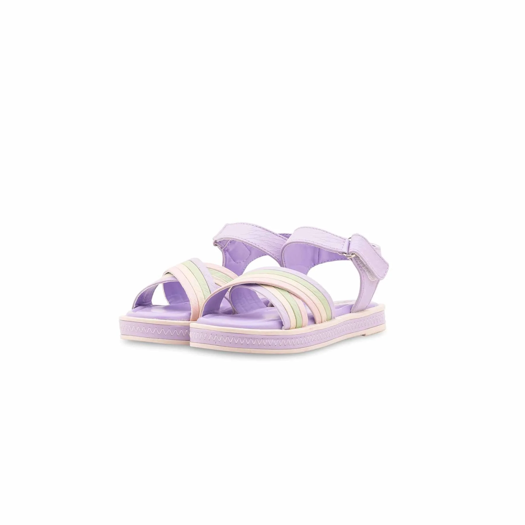 Girls Purple Formal Sandal KD5746 - Image 3