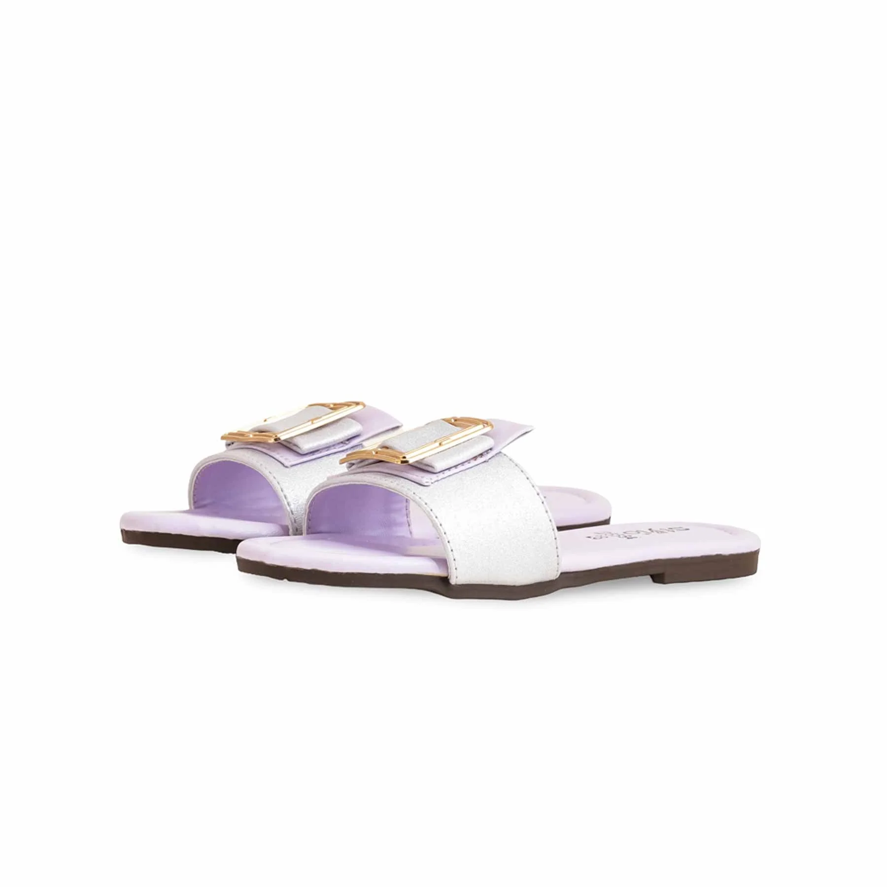 Girls Purple Formal Slipper KD5554 - Image 3