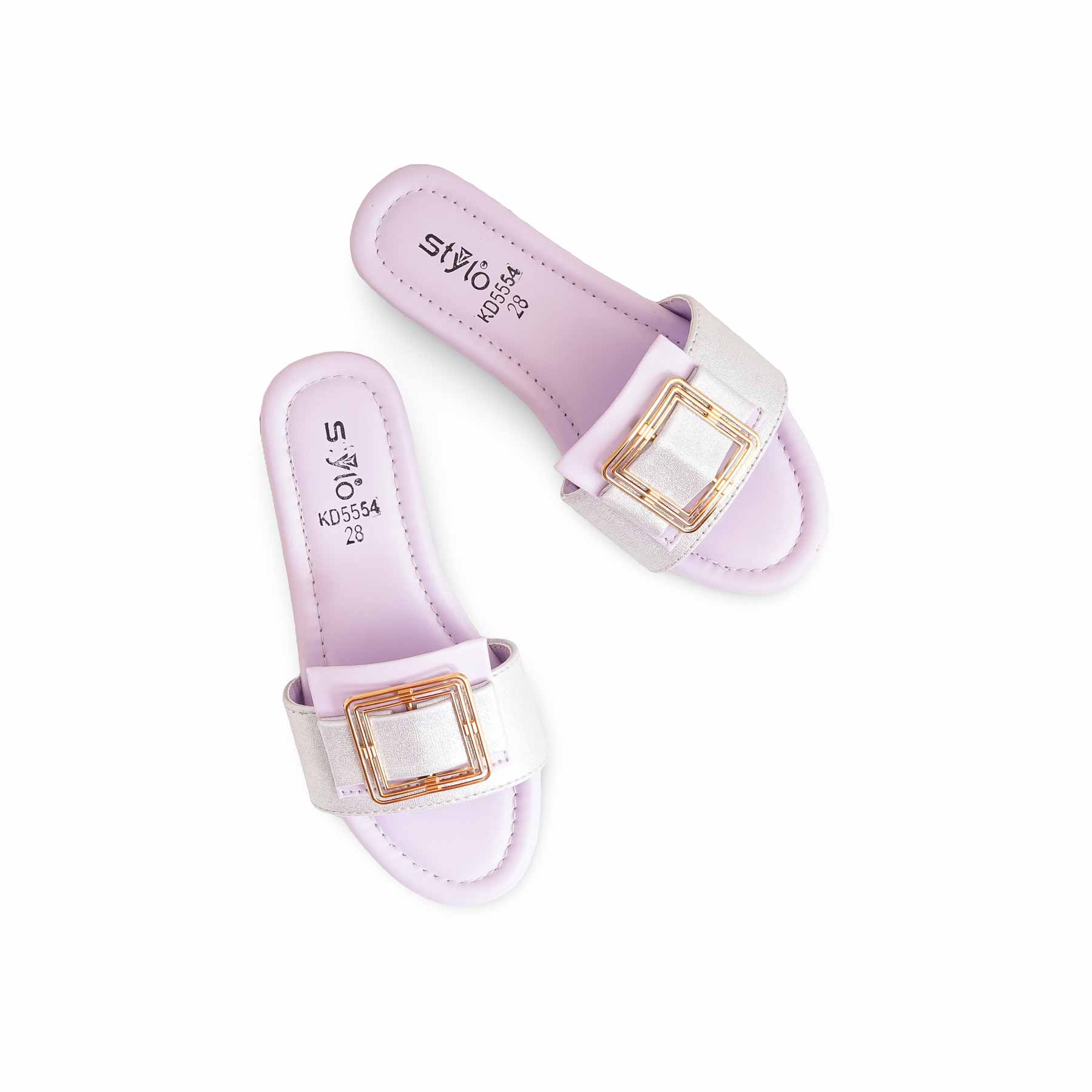 Girls Purple Formal Slipper KD5554 - Image 5