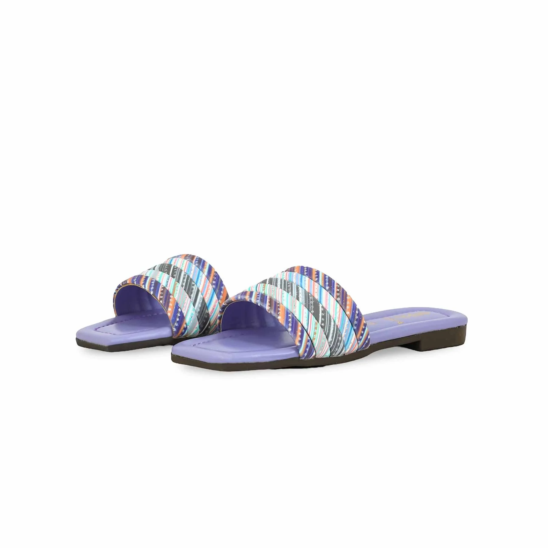 Girls Purple Formal Slipper KD5574 - Image 3
