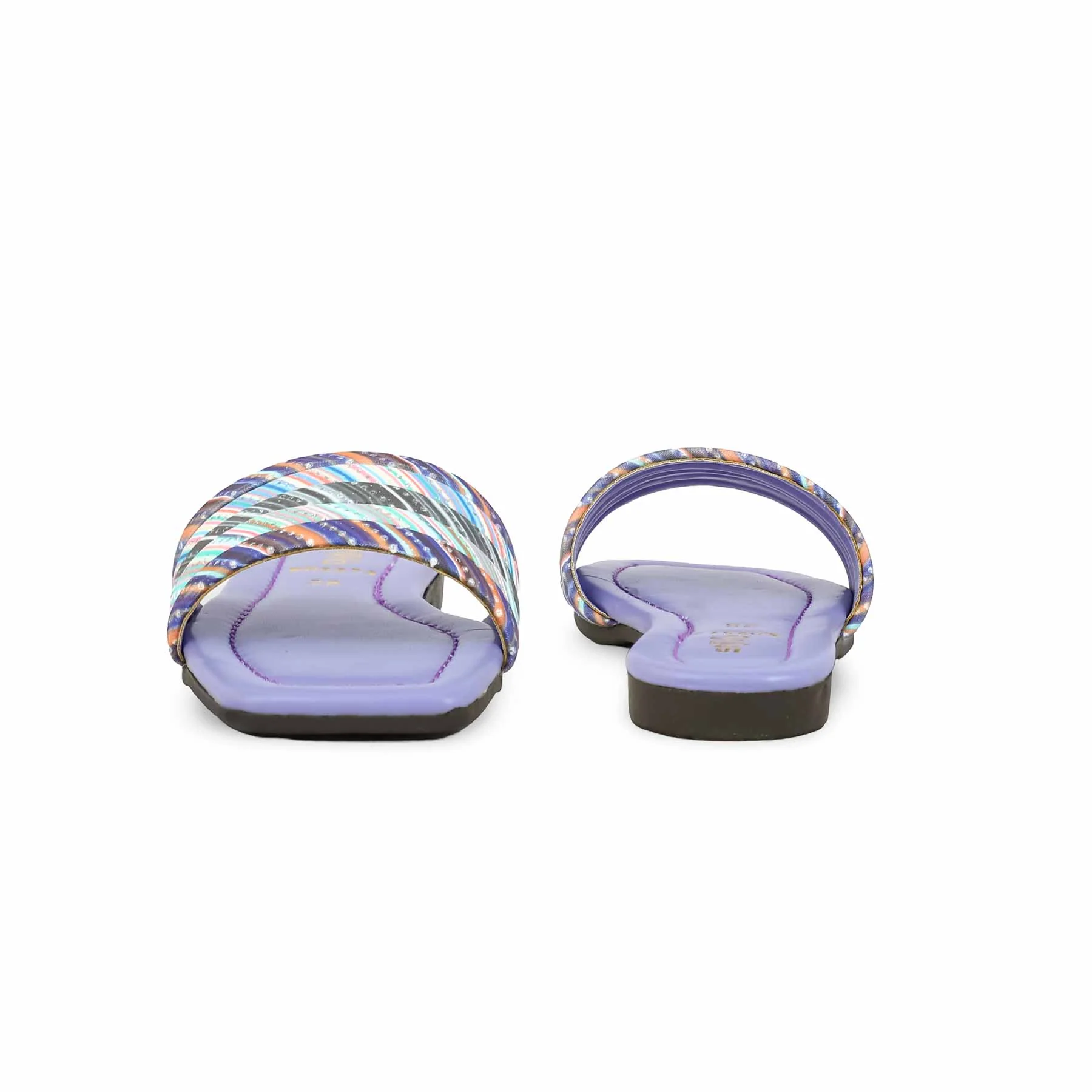 Girls Purple Formal Slipper KD5574 - Image 4
