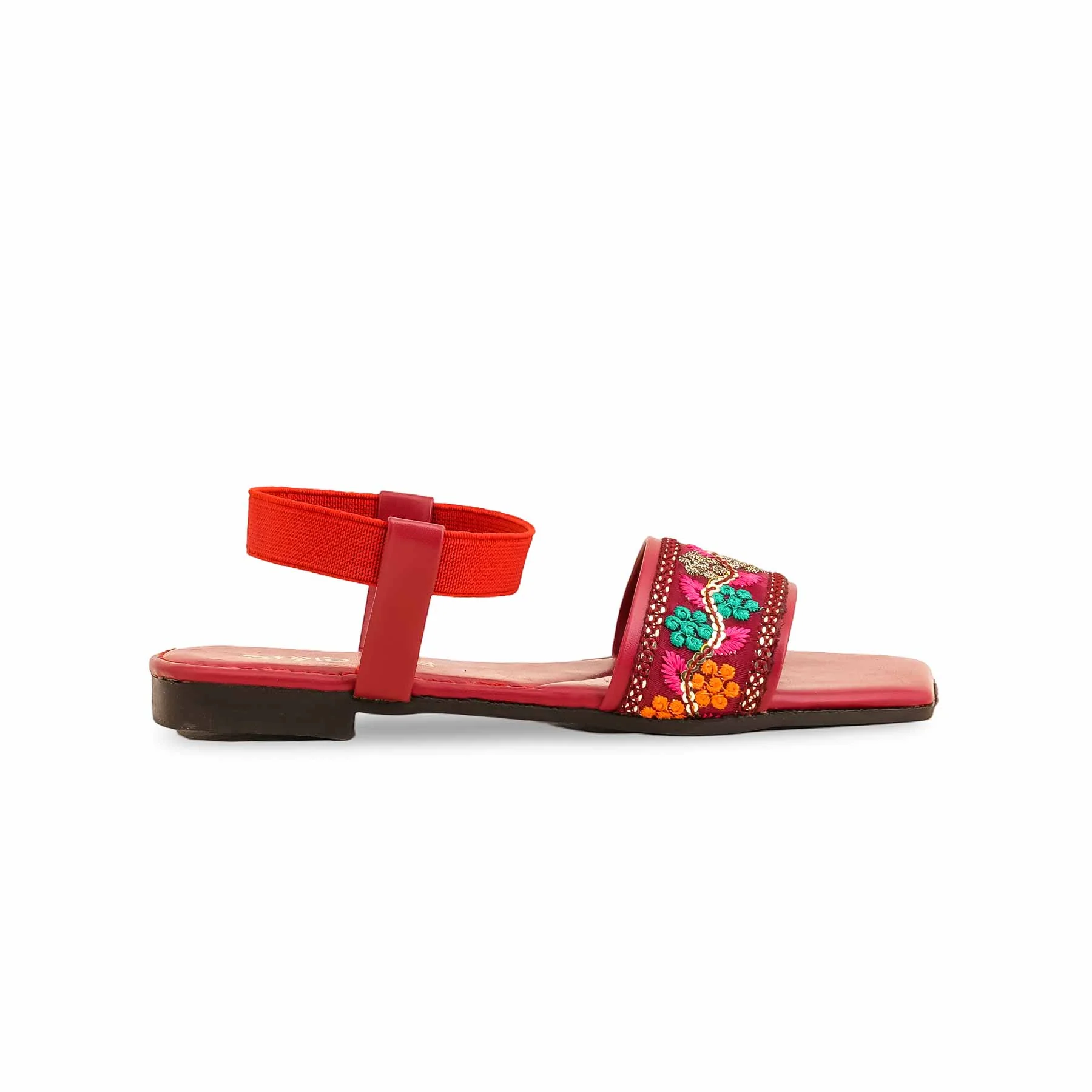 Girls Red Casual Sandal KD9877 - Image 2