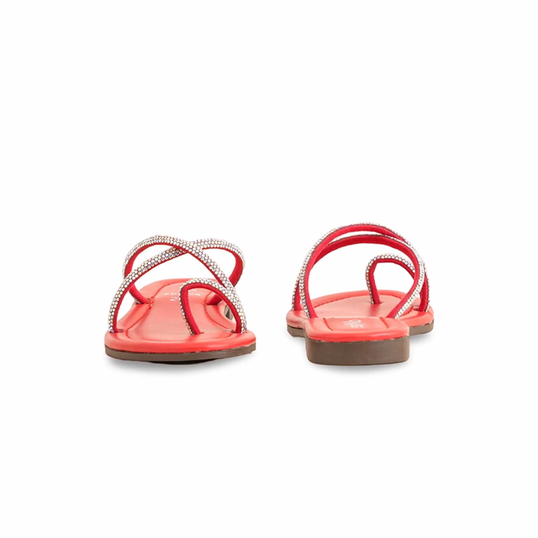 Girls Red Casual Slipper KD5528 - Image 4