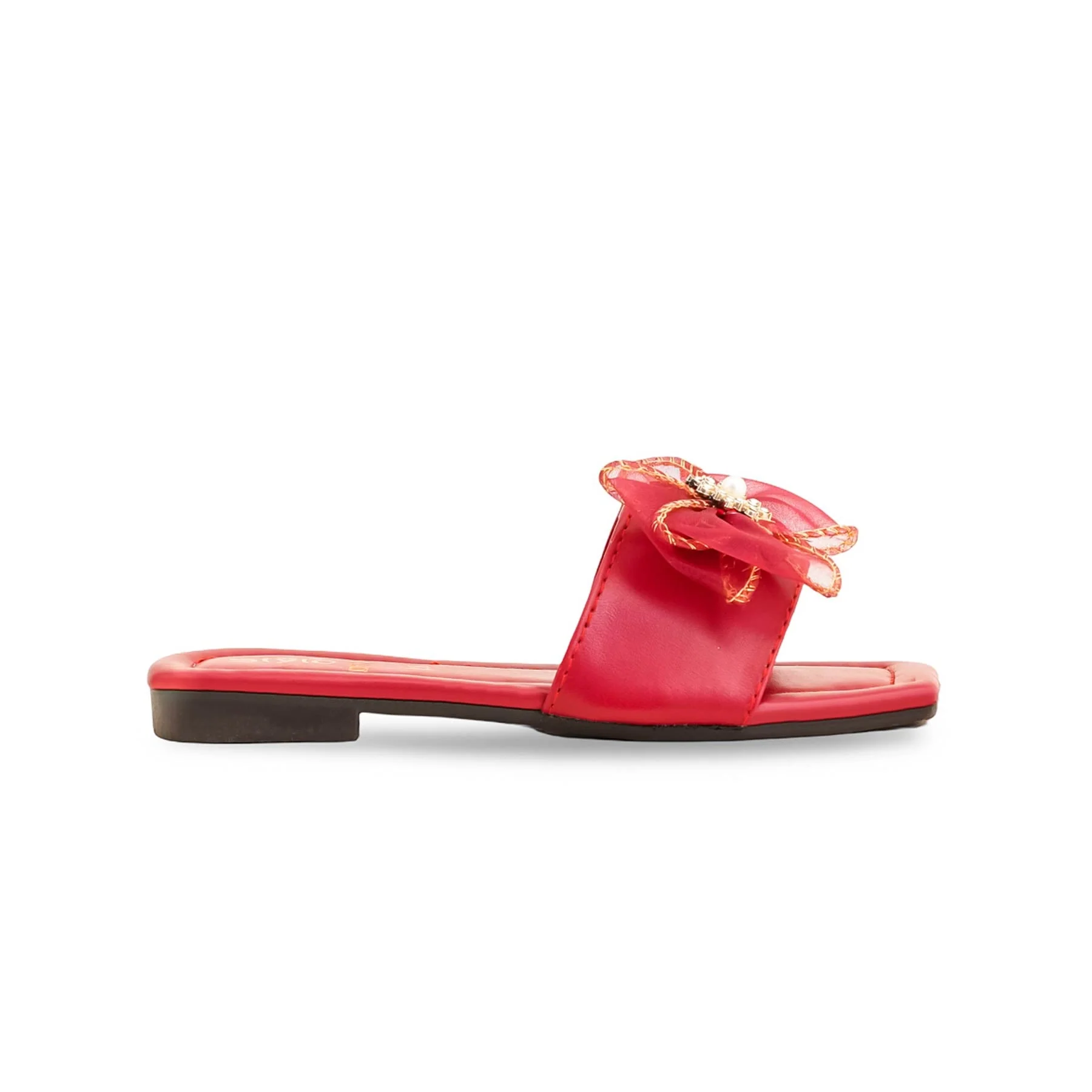 Girls Red Casual Slipper KD5557 - Image 2