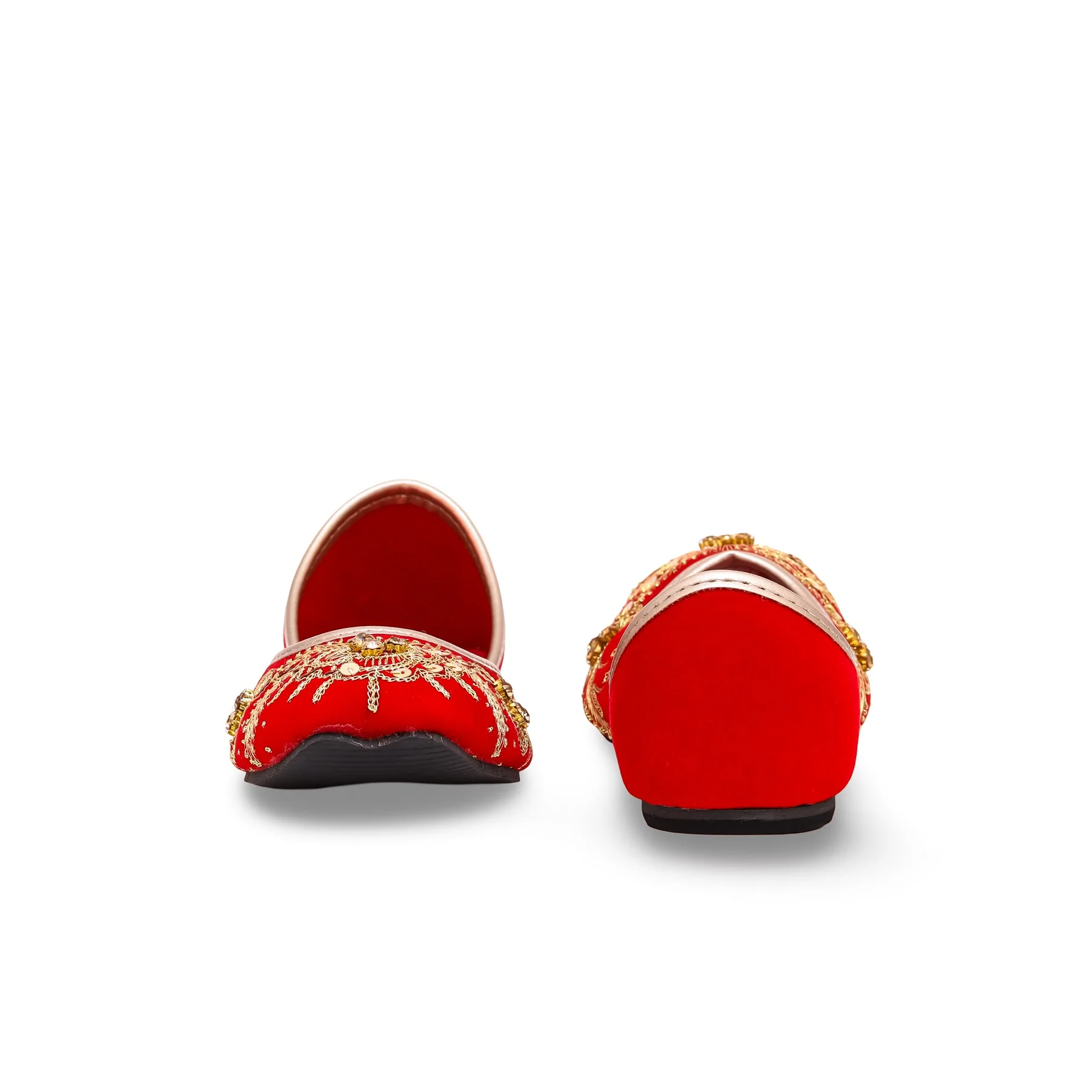 Girls Red Fancy Khussa KD2227 - Image 3