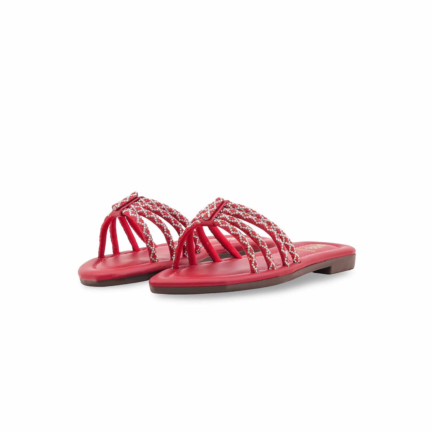 Girls Red Fancy Slipper KD5946 - Image 4