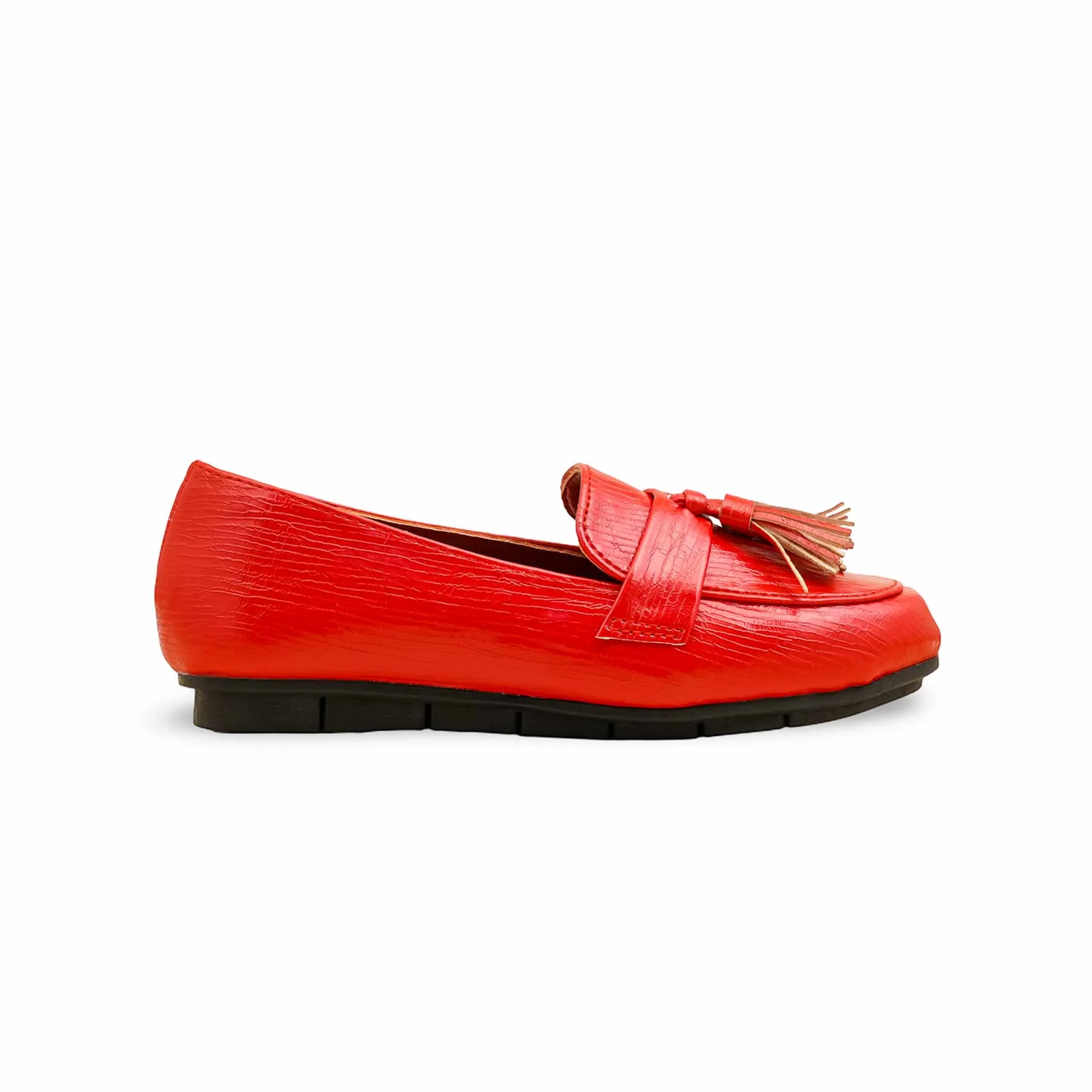 Girls Red Formal Pumps KD2642 - Image 2