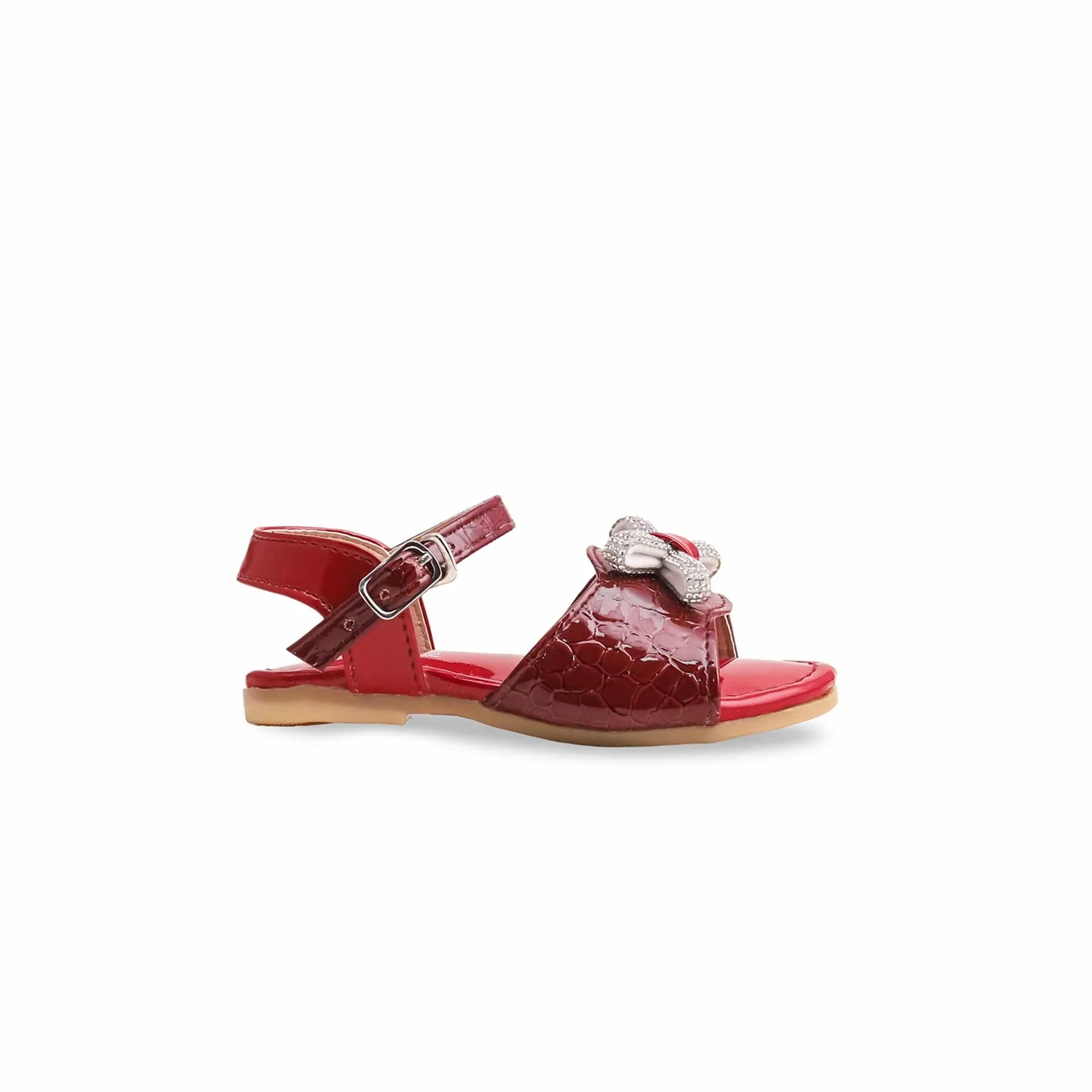 Girls Red Formal Sandal KD9928 - Image 2
