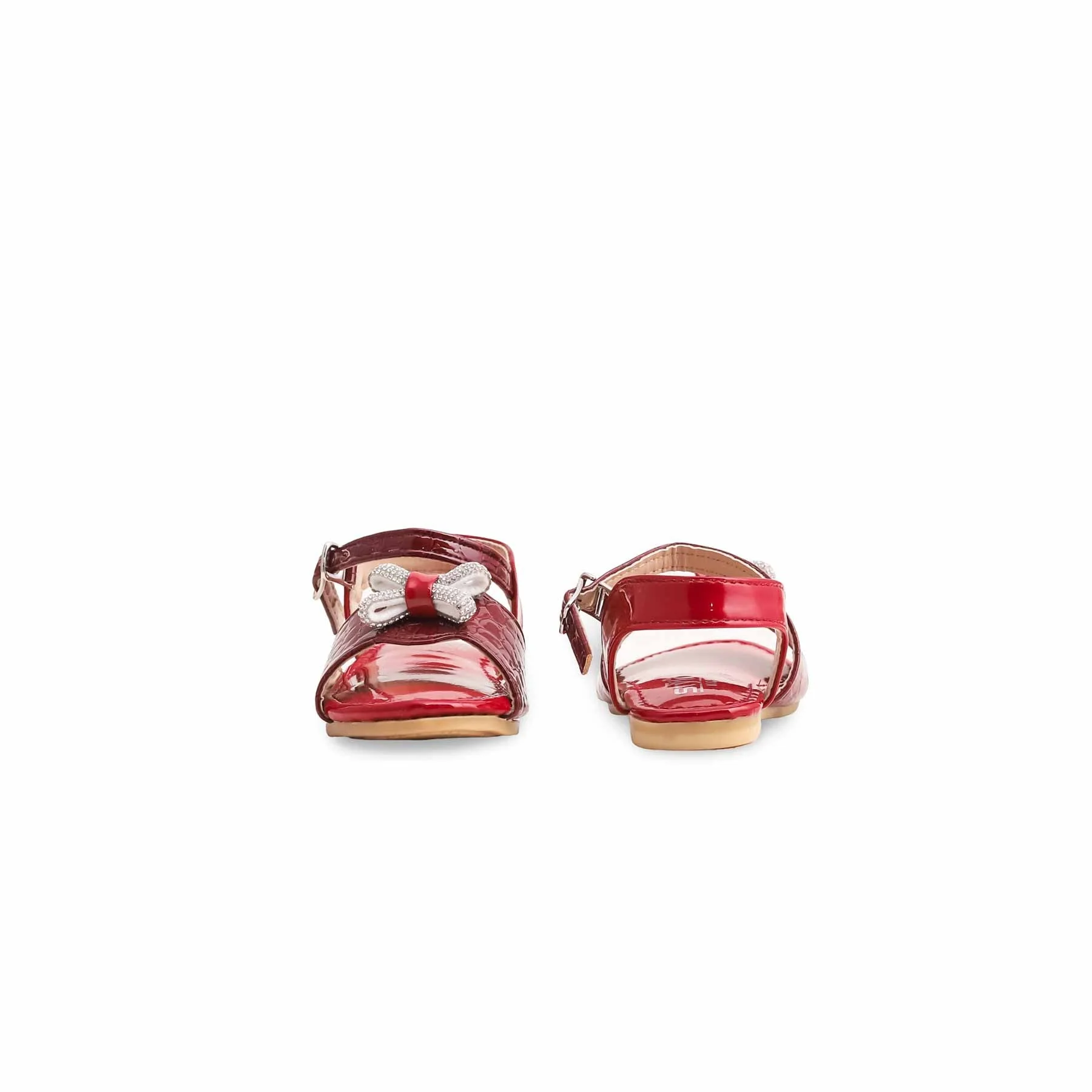 Girls Red Formal Sandal KD9928 - Image 4