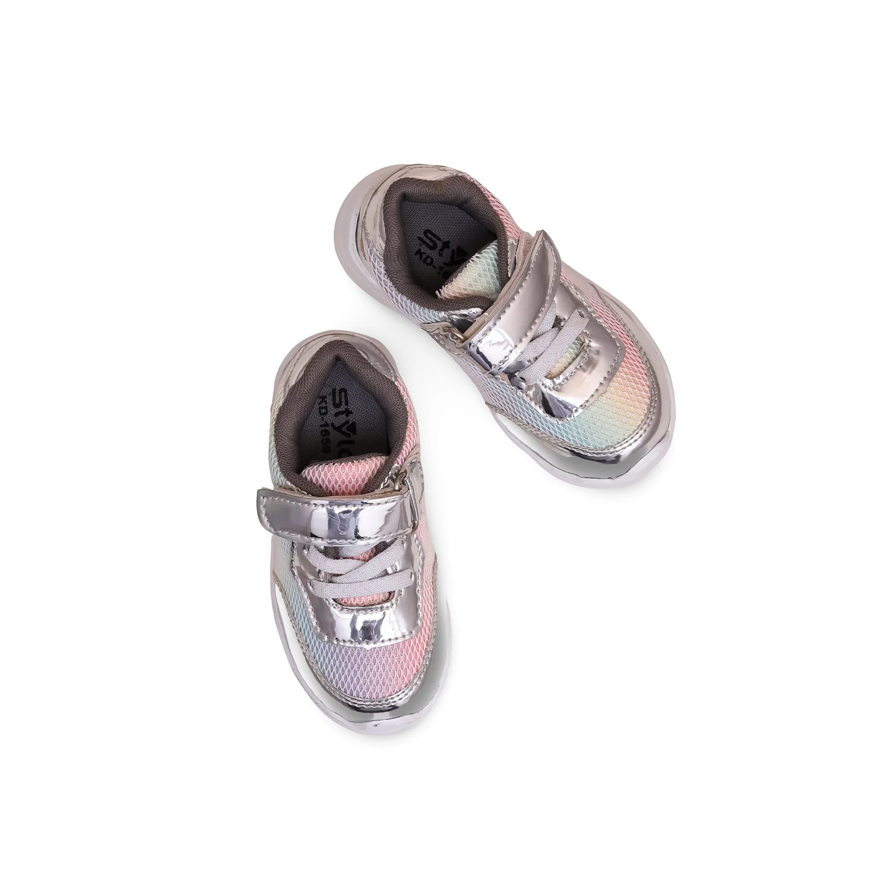 Girls Silver Casual Jogger KD1659 - Image 5