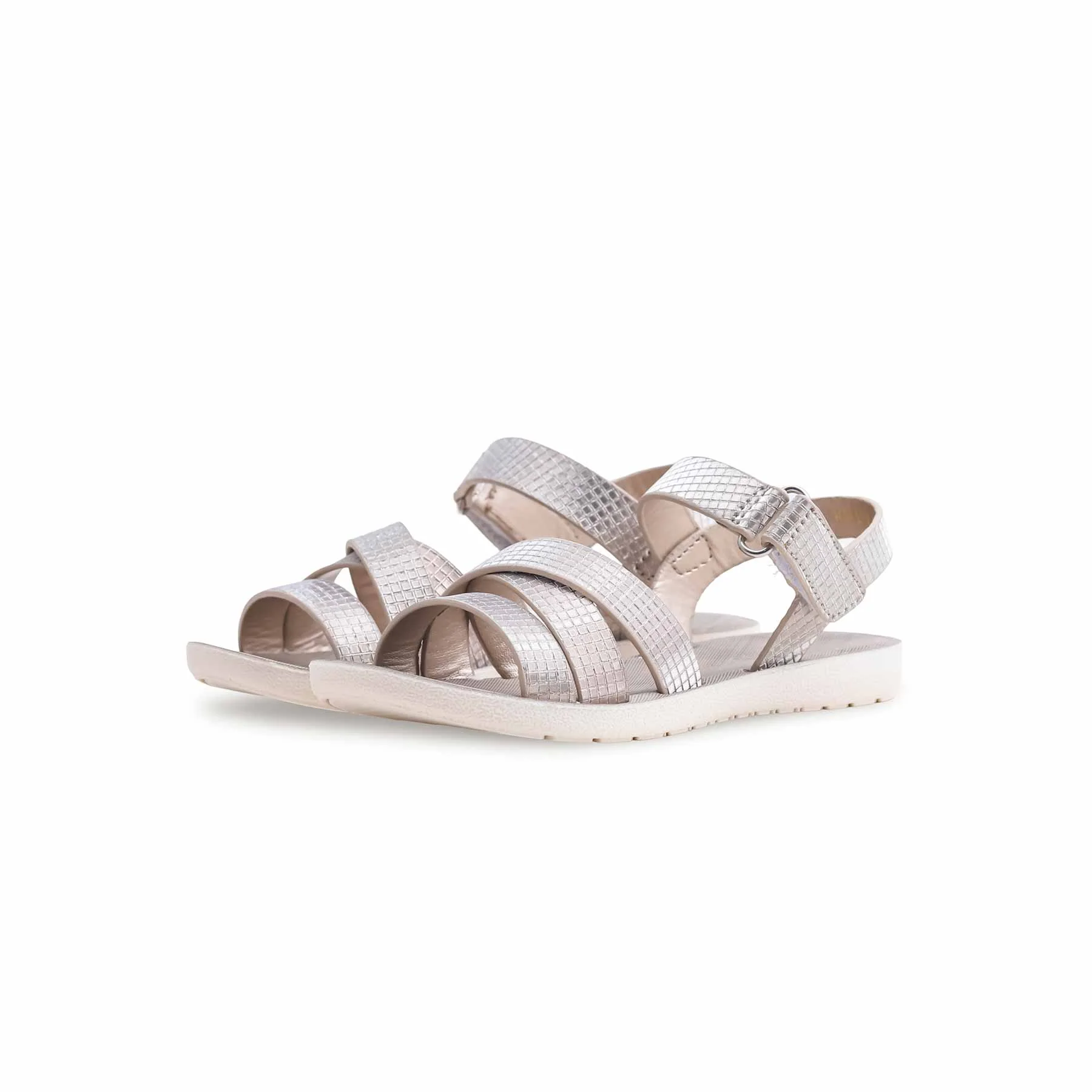 Girls Silver Casual Sandal KD9842 - Image 3