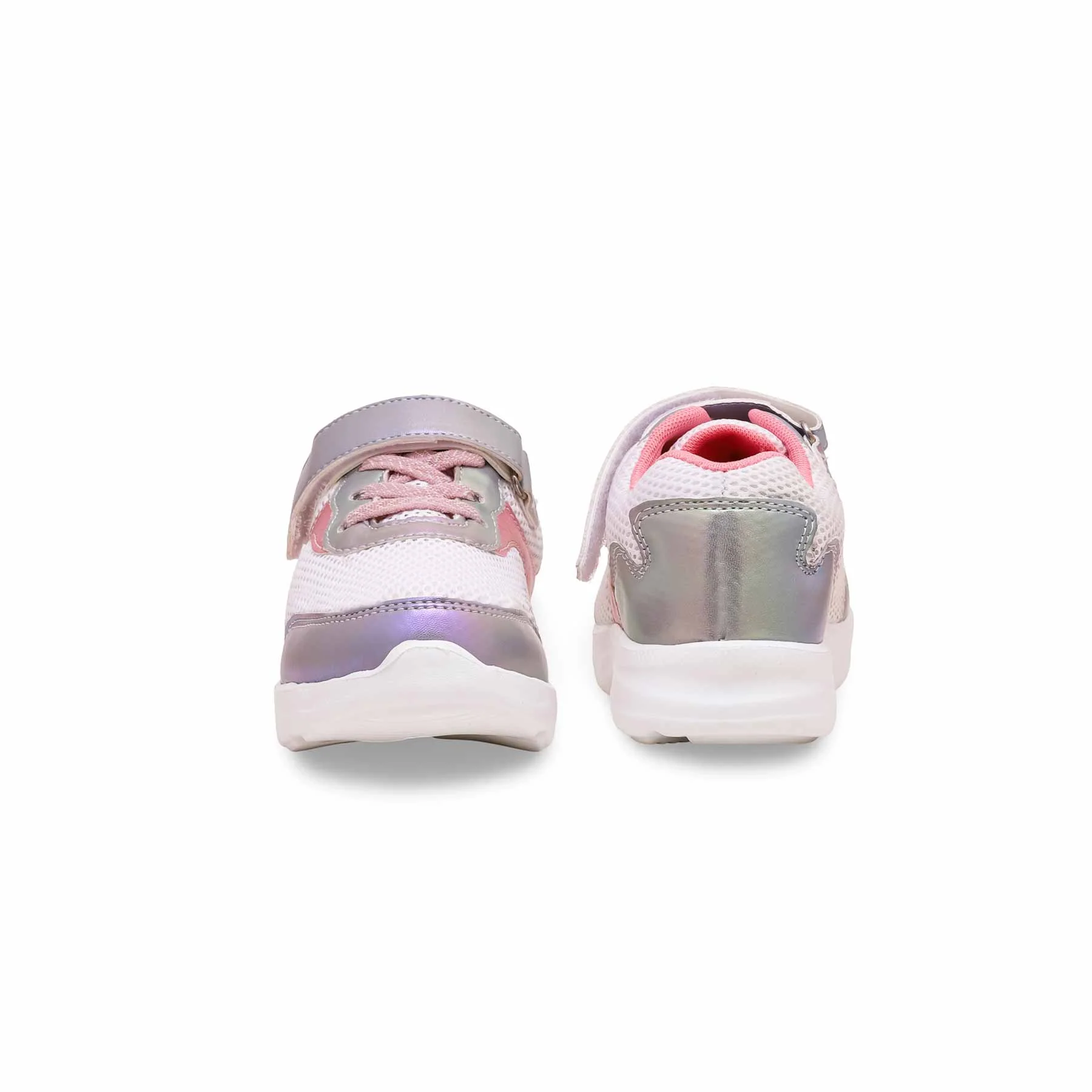 Girls Silver Casual Shoes KD1667 - Image 4