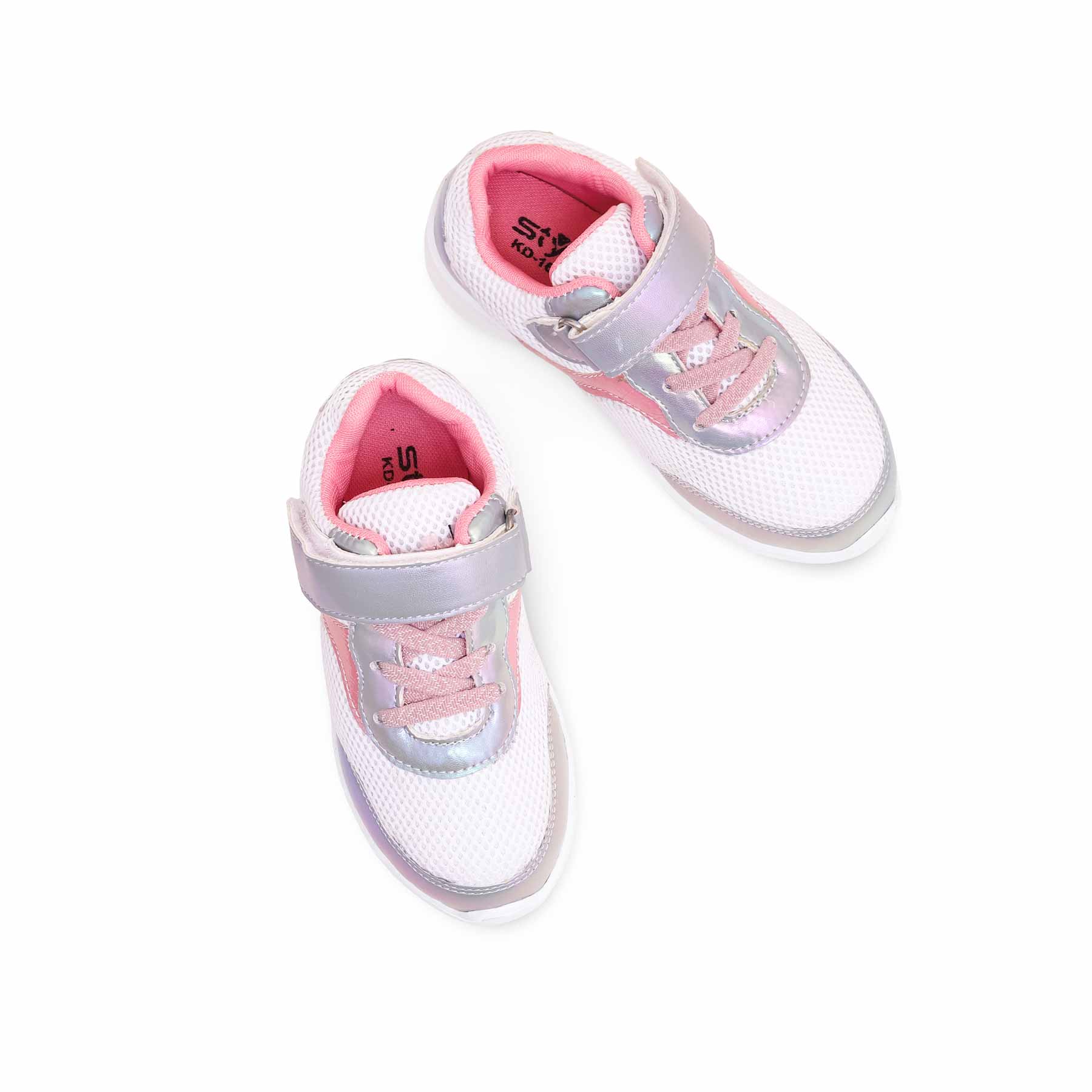 Girls Silver Casual Shoes KD1667 - Image 5