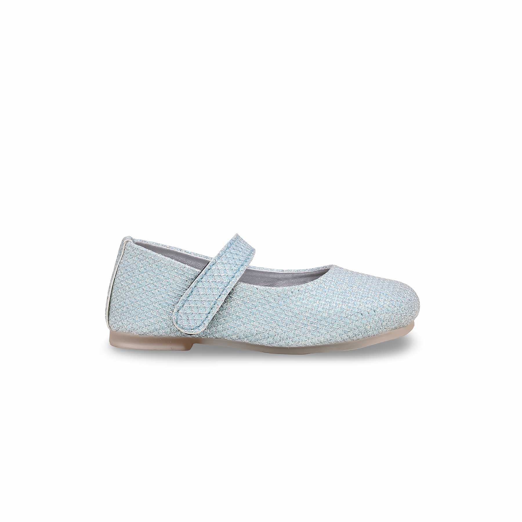 Girls Silver Fancy Pumps KD0936 - Image 2