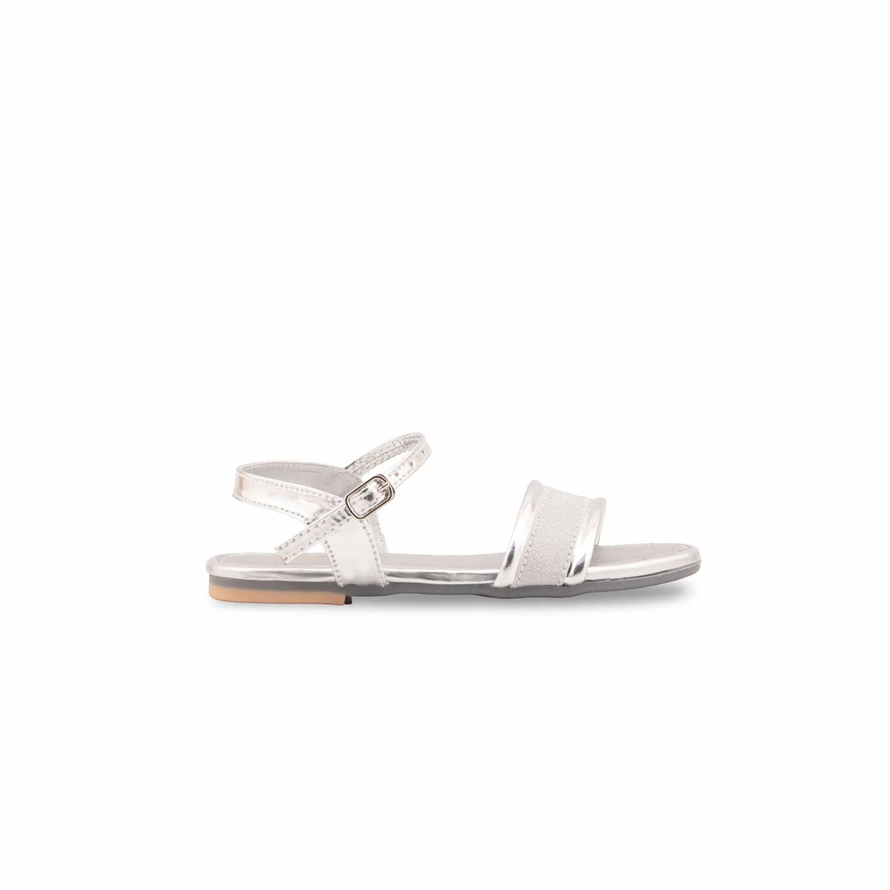 Girls Silver Fancy Sandal KD5879 - Image 2