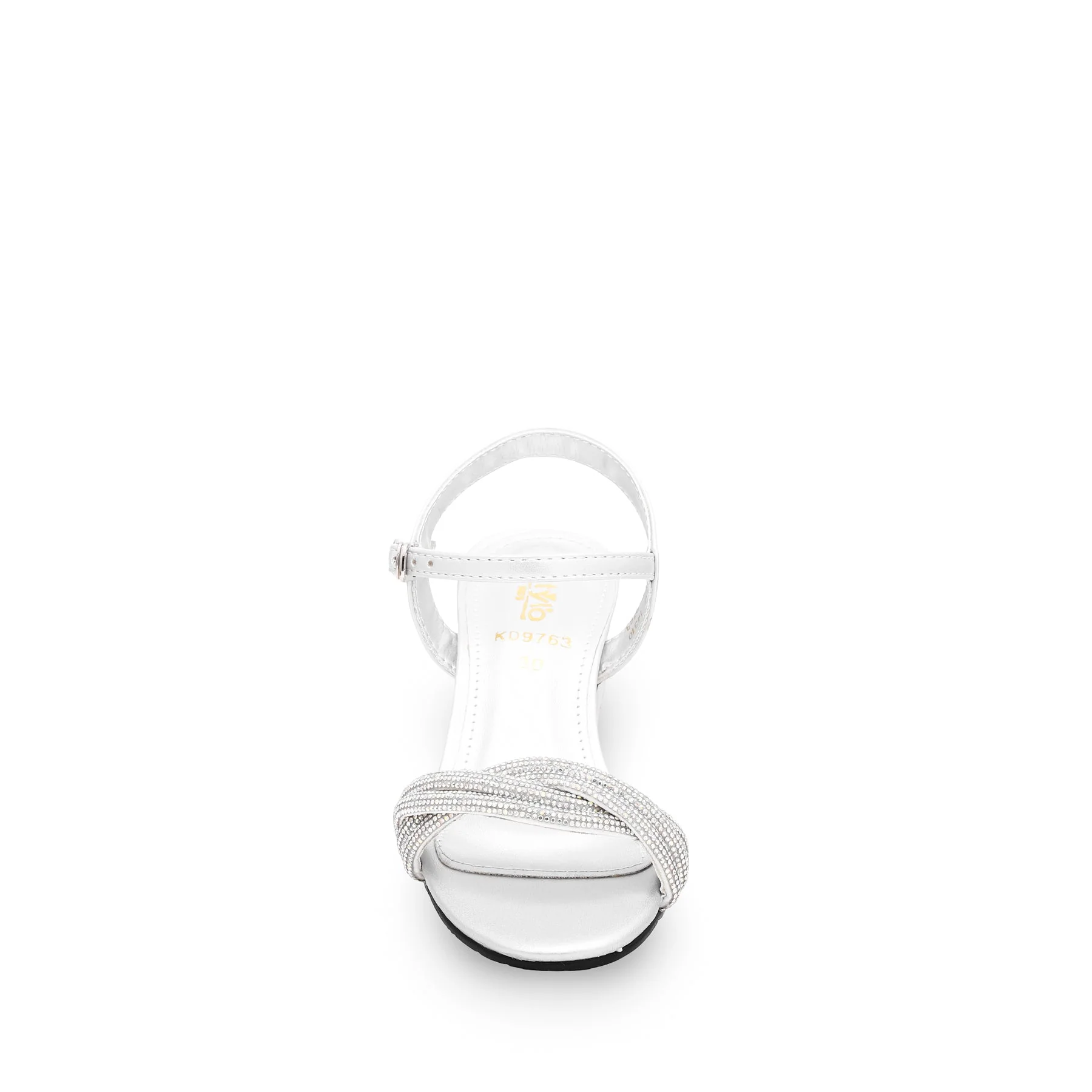 Girls Silver Fancy Sandal KD9763 - Image 3