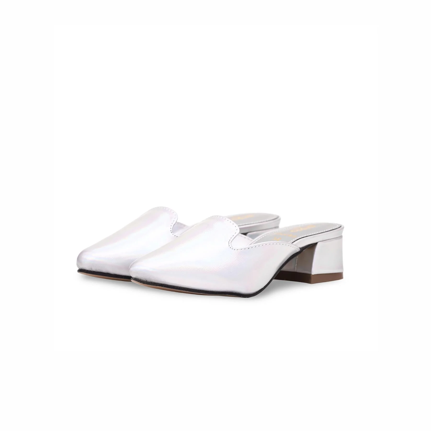 Girls Silver Formal Pumps KD2289 - Image 3