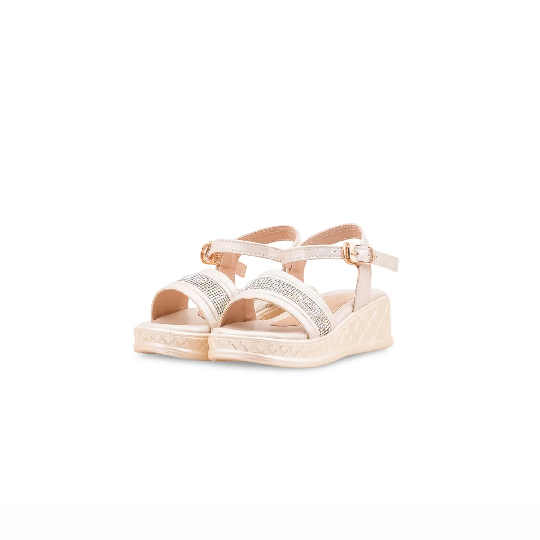 Girls Silver Formal Sandal KD5841 - Image 3