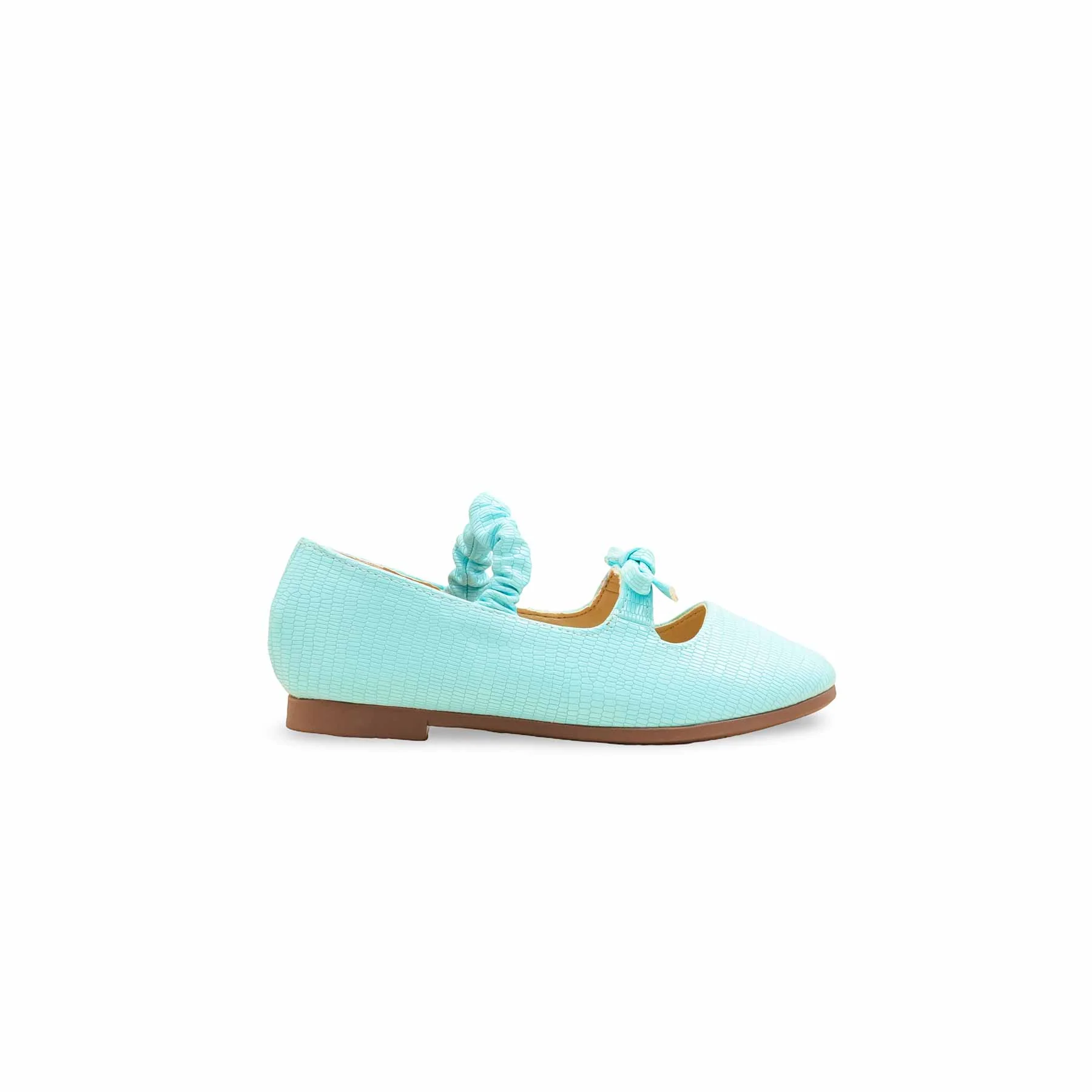 Girls Sky Blue Casual Pumps KD2641 - Image 2