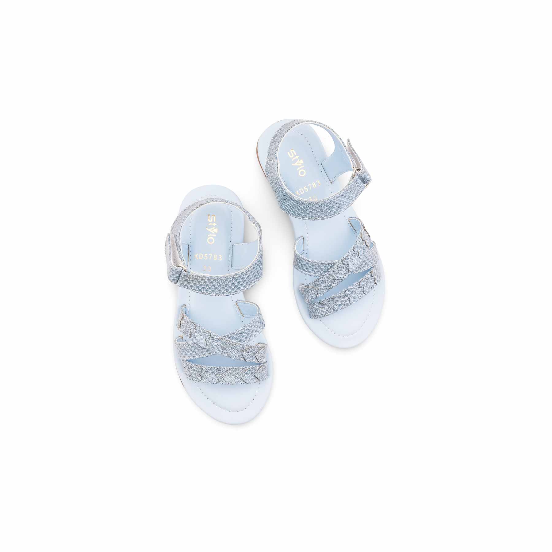 Girls Sky Blue Casual Sandal KD5783 - Image 5