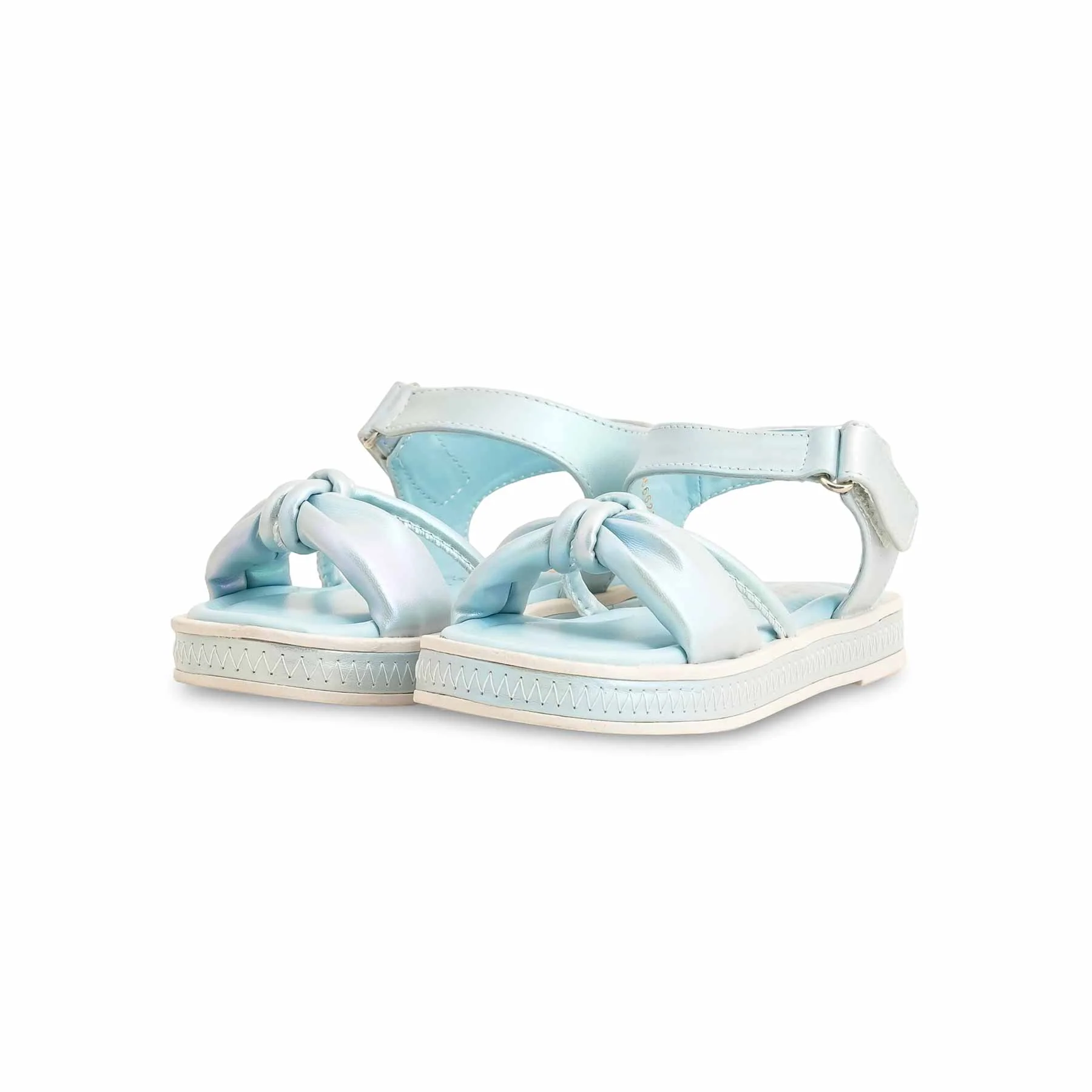 Girls Sky Blue Formal Sandal KD5662 - Image 3