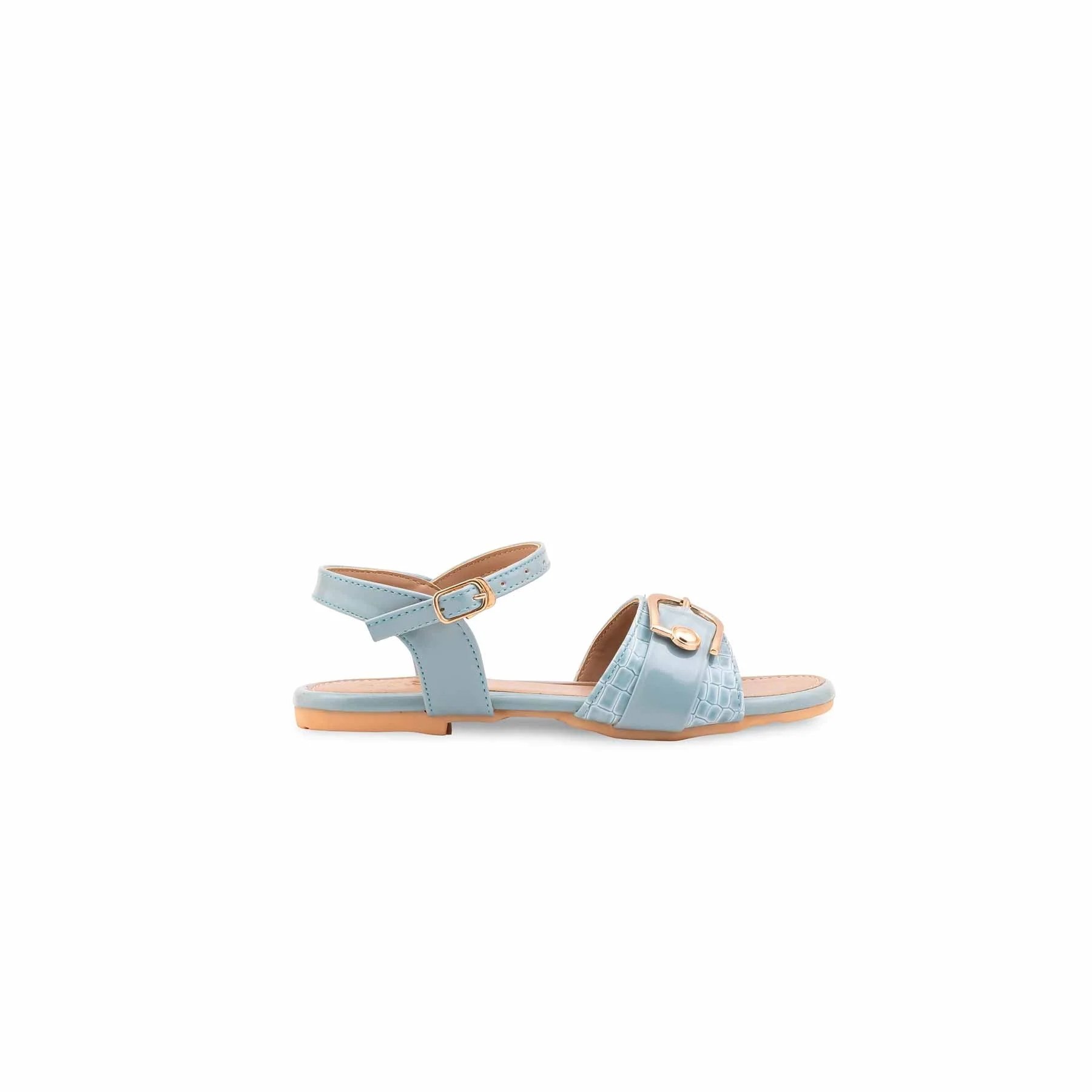 Girls Sky Blue Formal Sandal KD5898 - Image 2