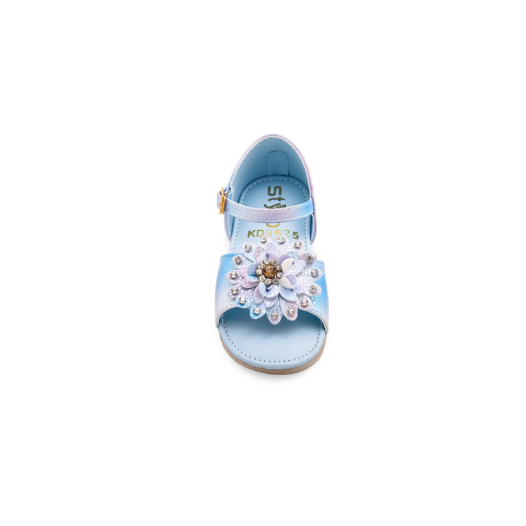 Girls Sky Blue Formal Sandal KD9625 - Image 3
