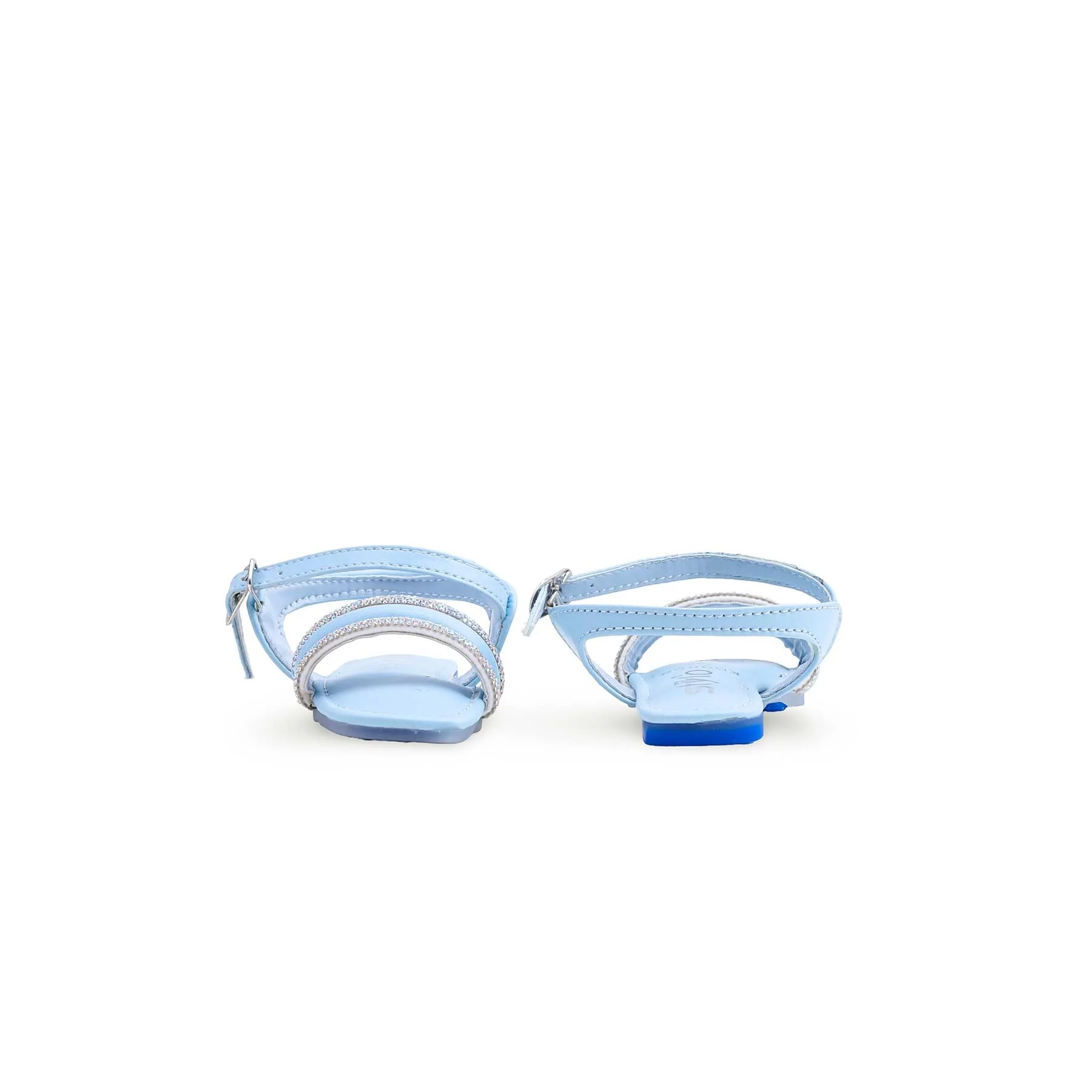 Girls Sky Blue Formal Sandal KD9898 - Image 4