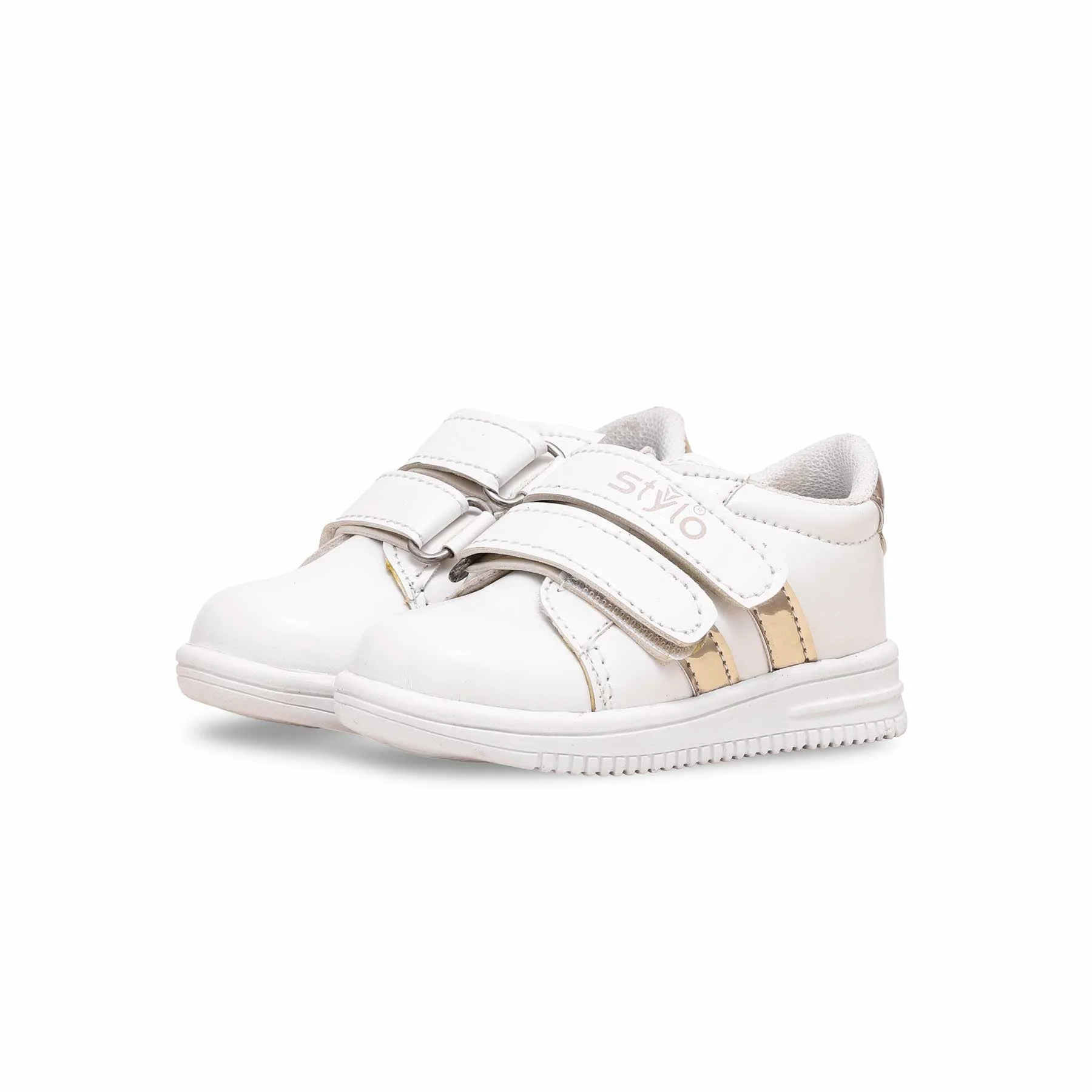 Girls White Casual Jogger KD1708 - Image 2