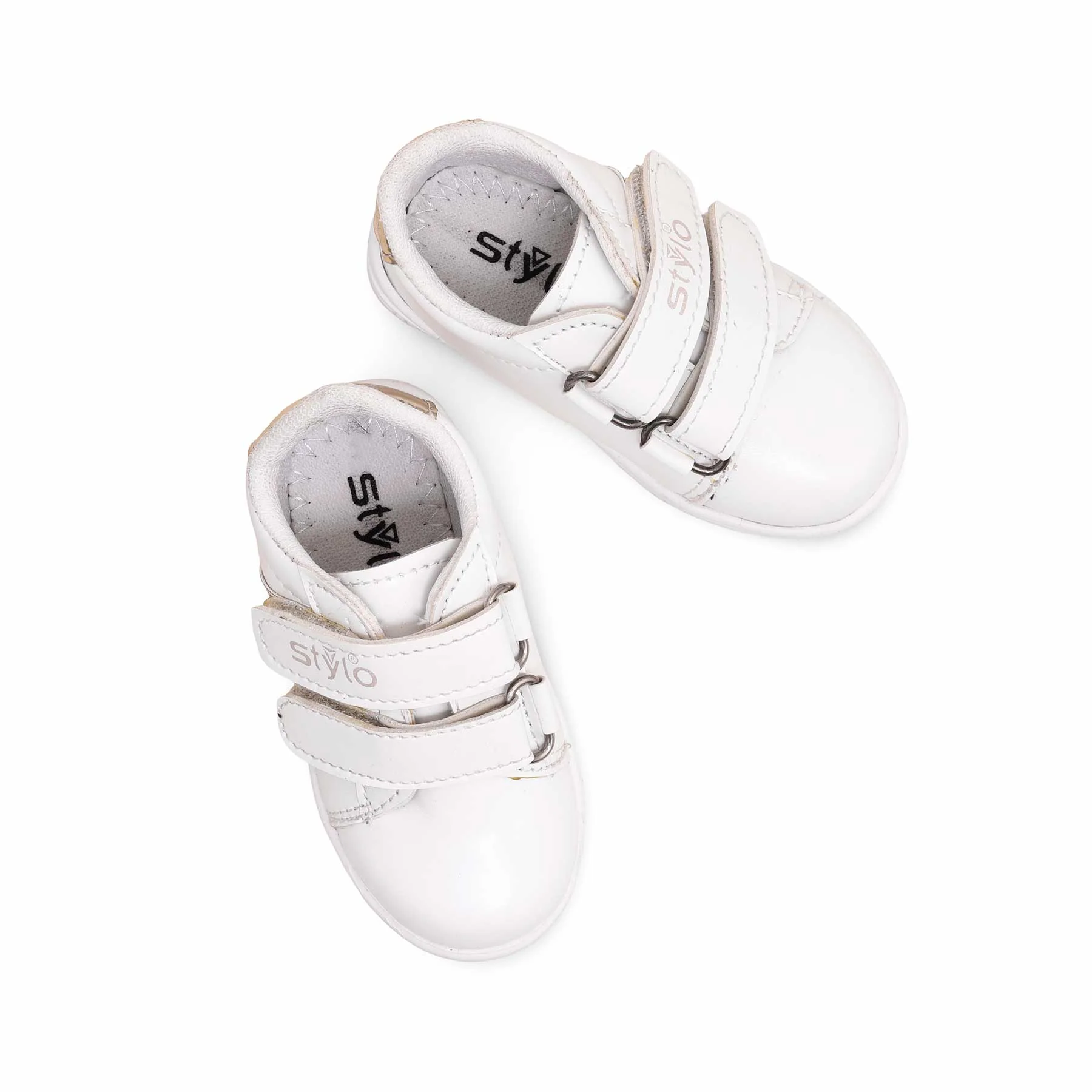 Girls White Casual Jogger KD1708 - Image 4