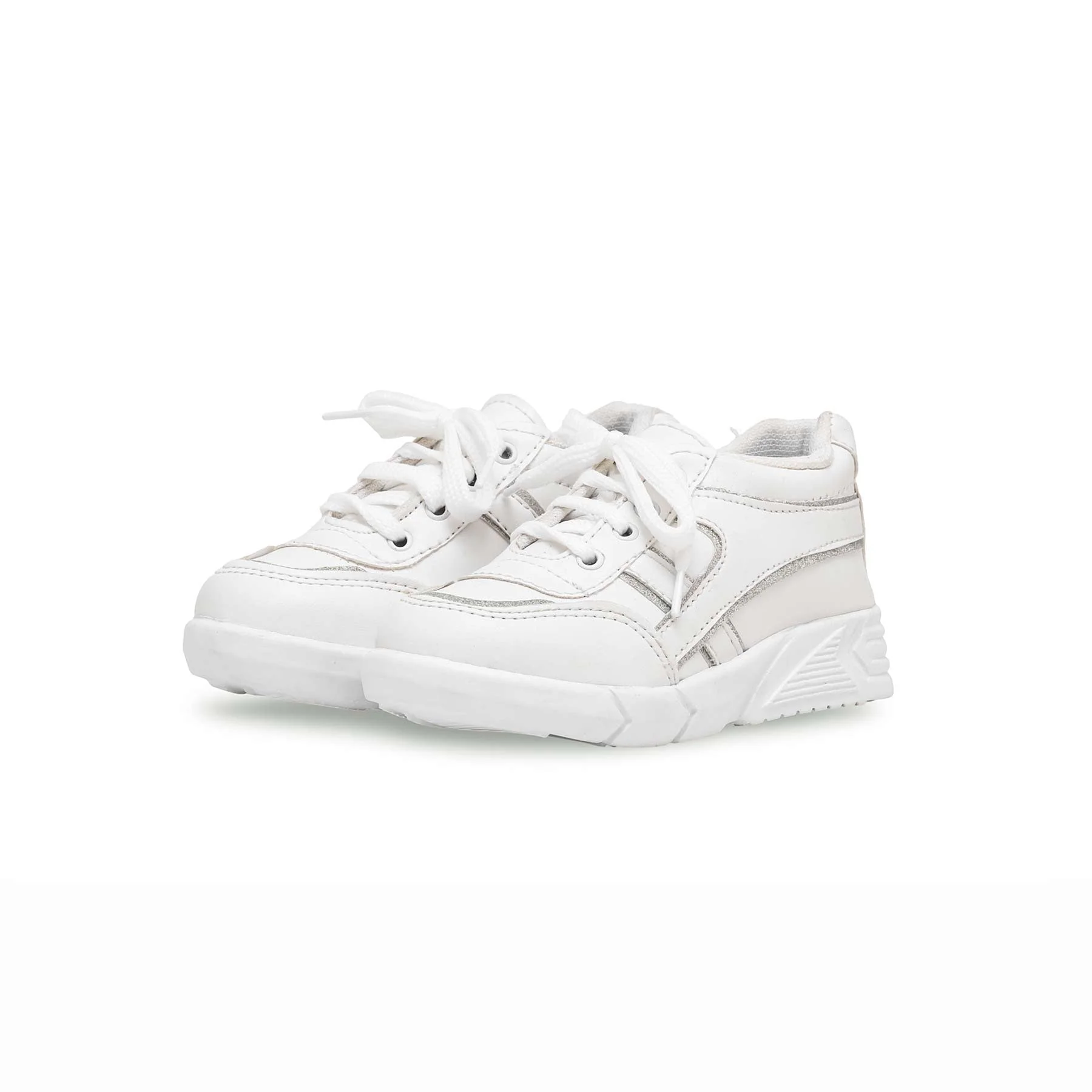 Girls White Casual Jogger KD1736 - Image 2