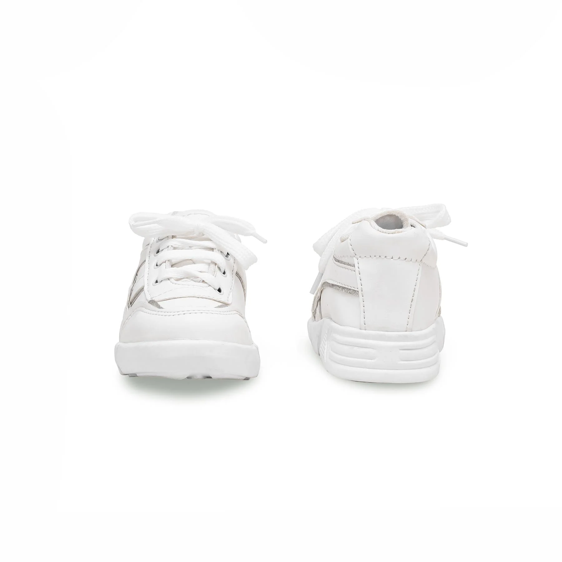Girls White Casual Jogger KD1736 - Image 3