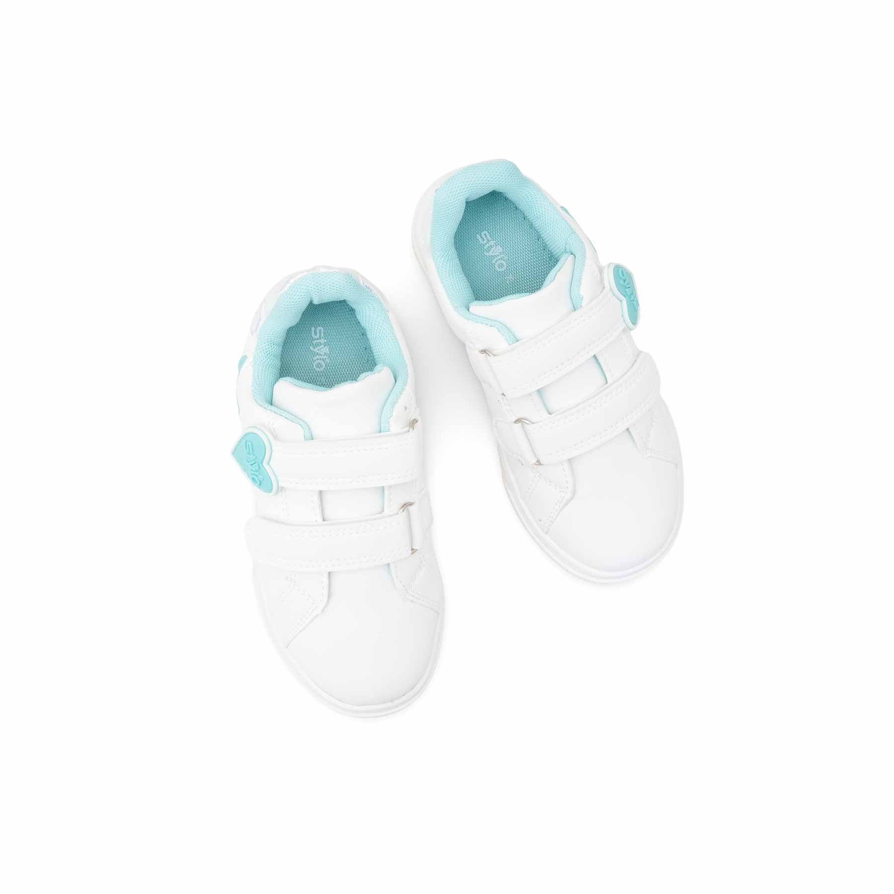 Girls White Casual Jogger KD1932 - Image 5