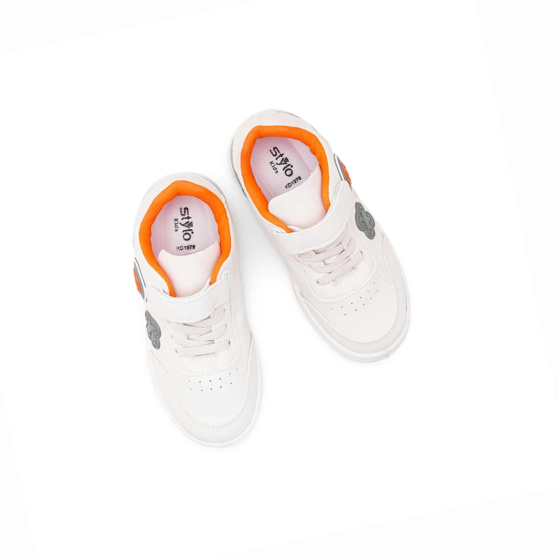 Girls White Casual Jogger KD1978 - Image 5
