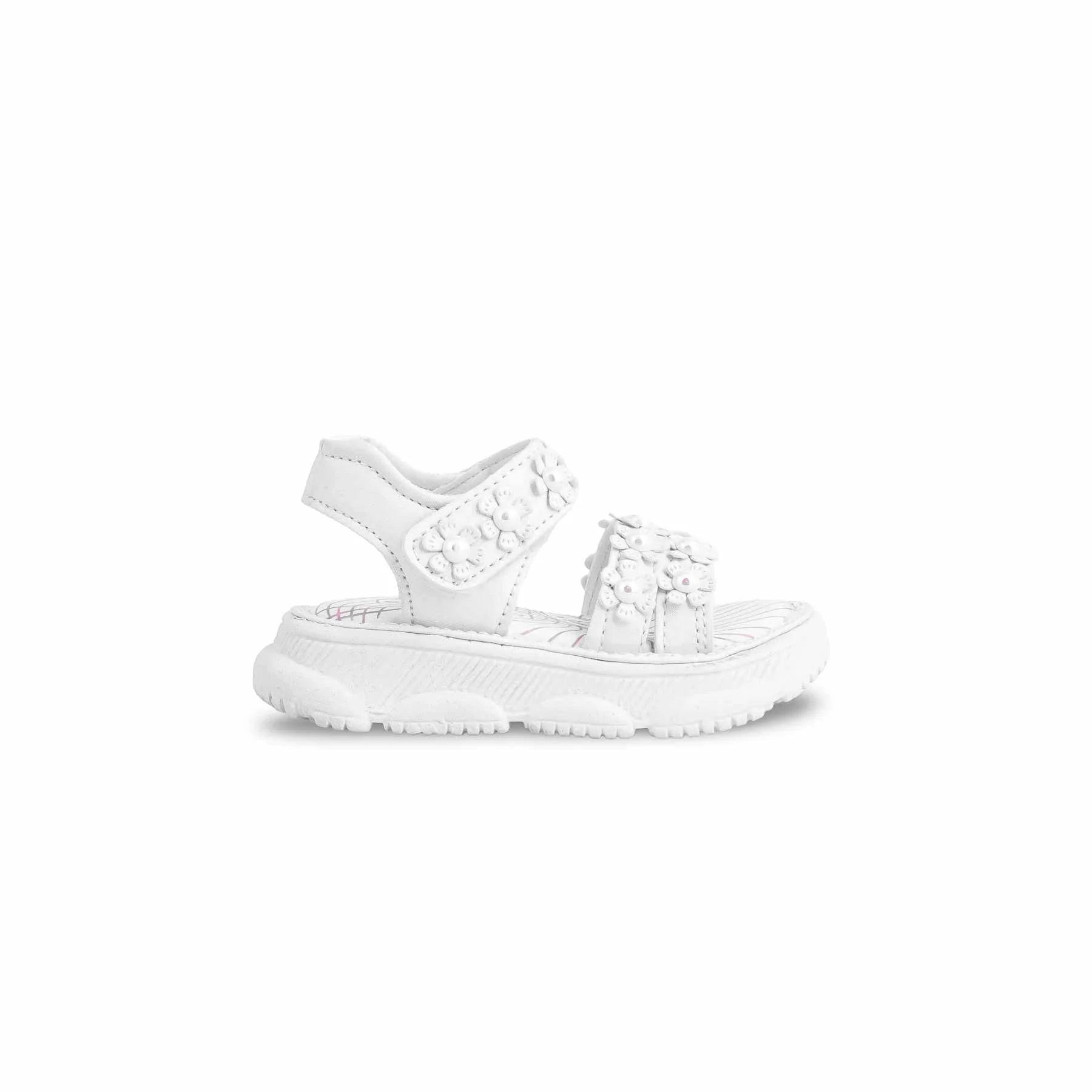 Girls White Casual Sandal KD5612 - Image 2