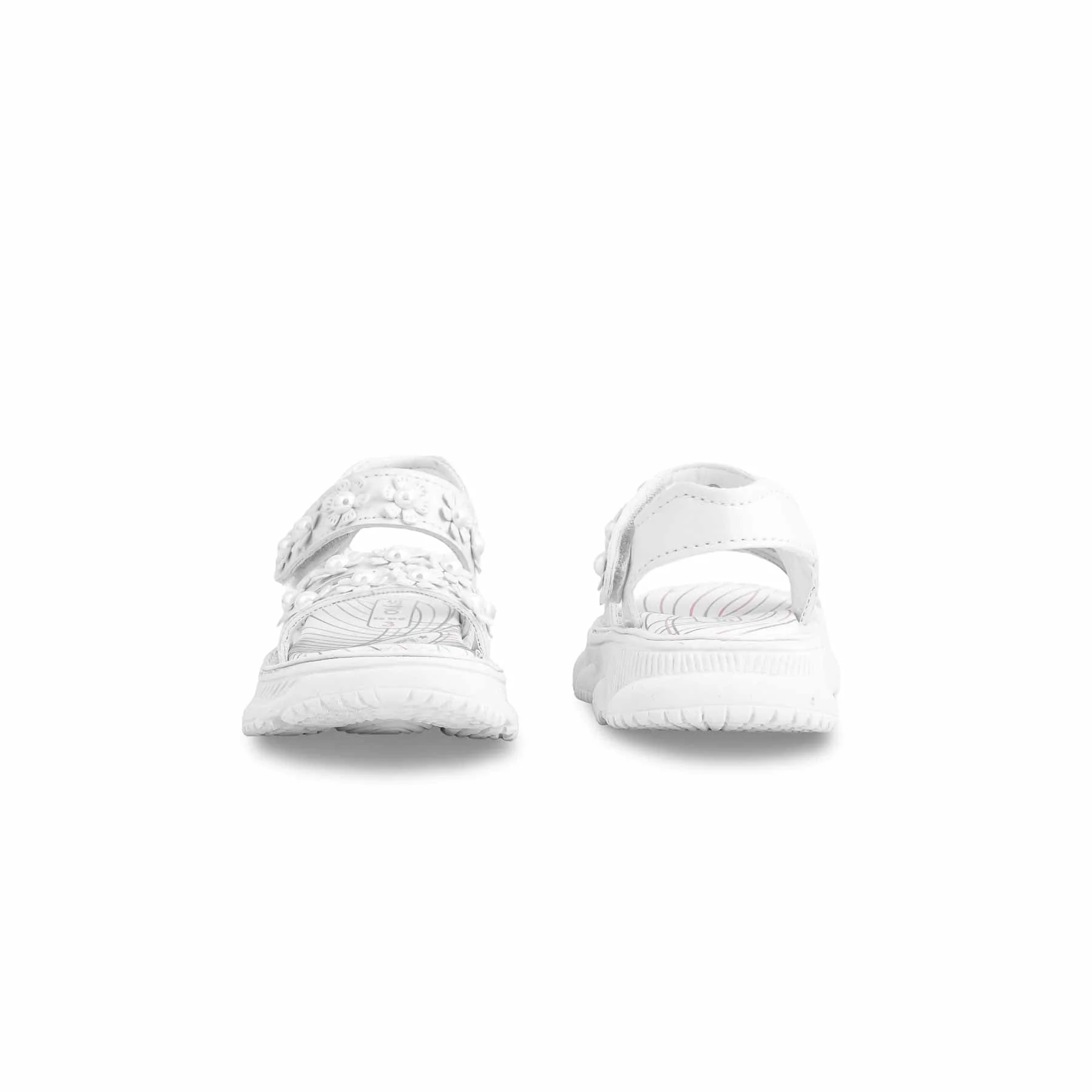 Girls White Casual Sandal KD5612 - Image 4