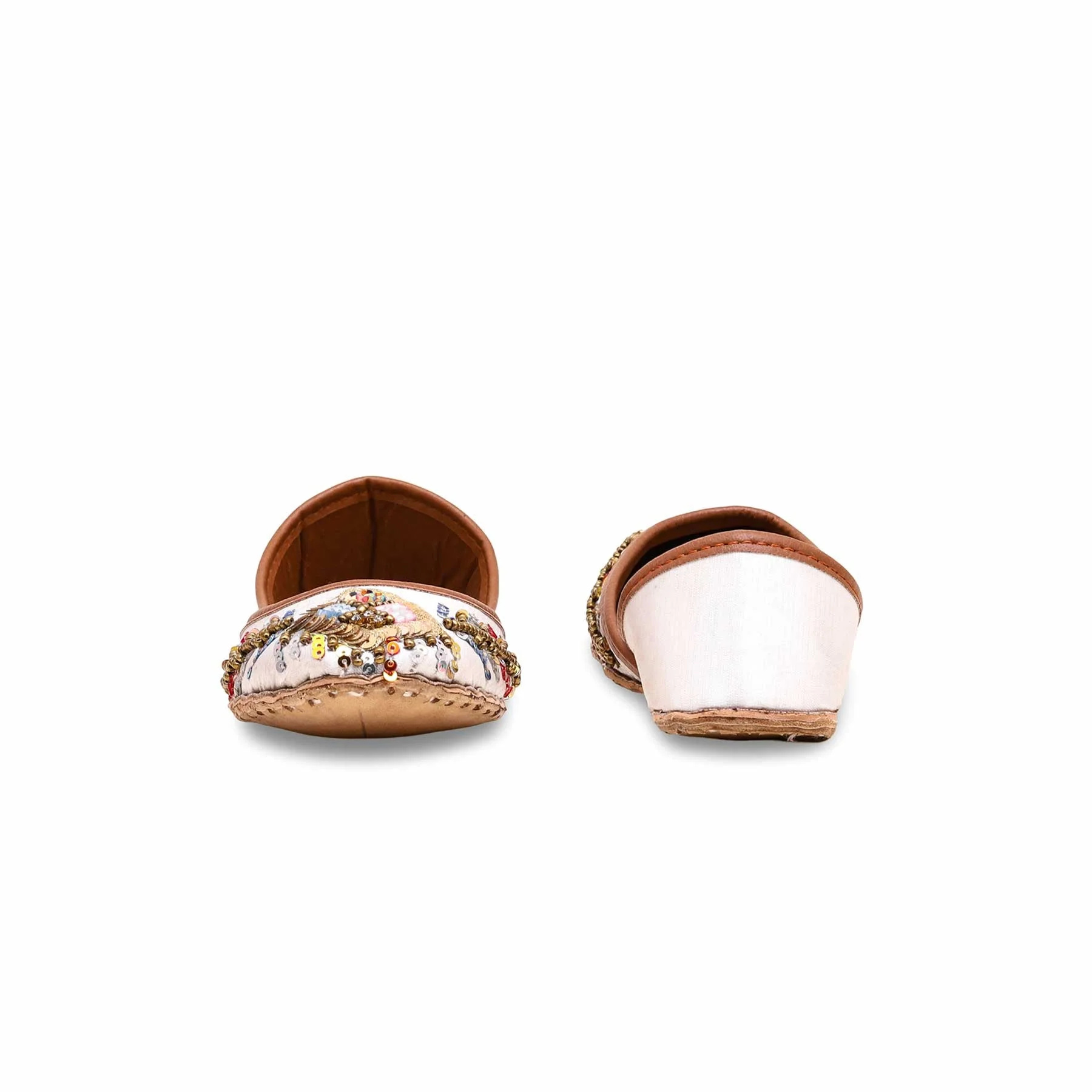 Girls White Fancy Khussa KD2246 - Image 4