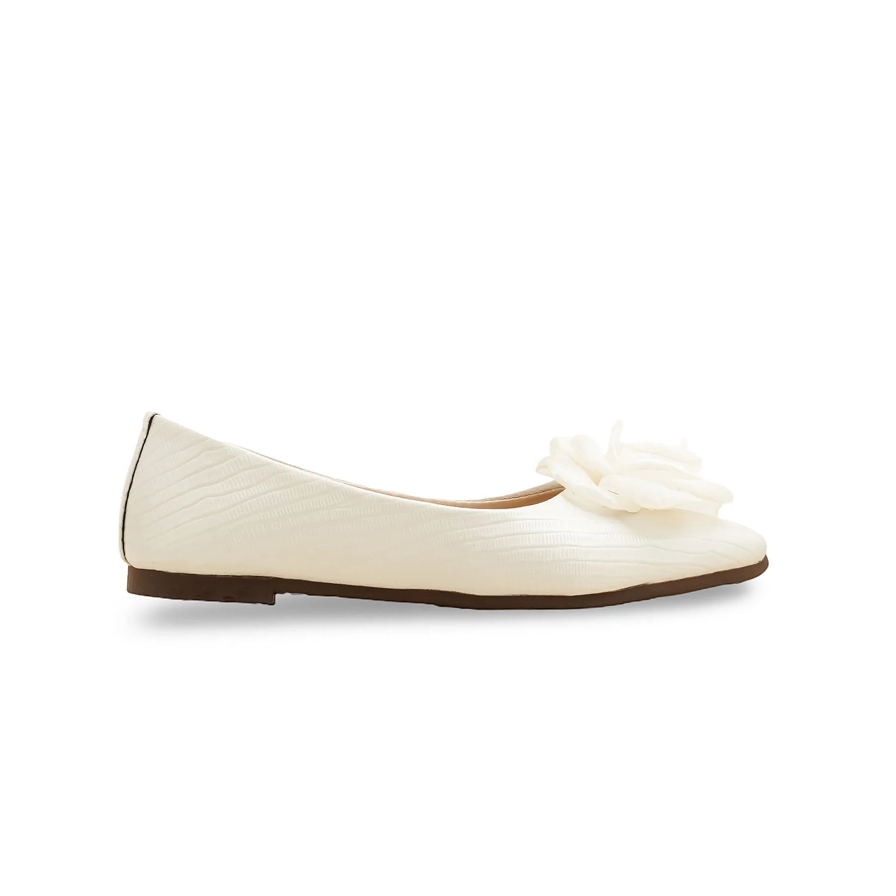 Girls White Formal Pumps KD2474 - Image 2
