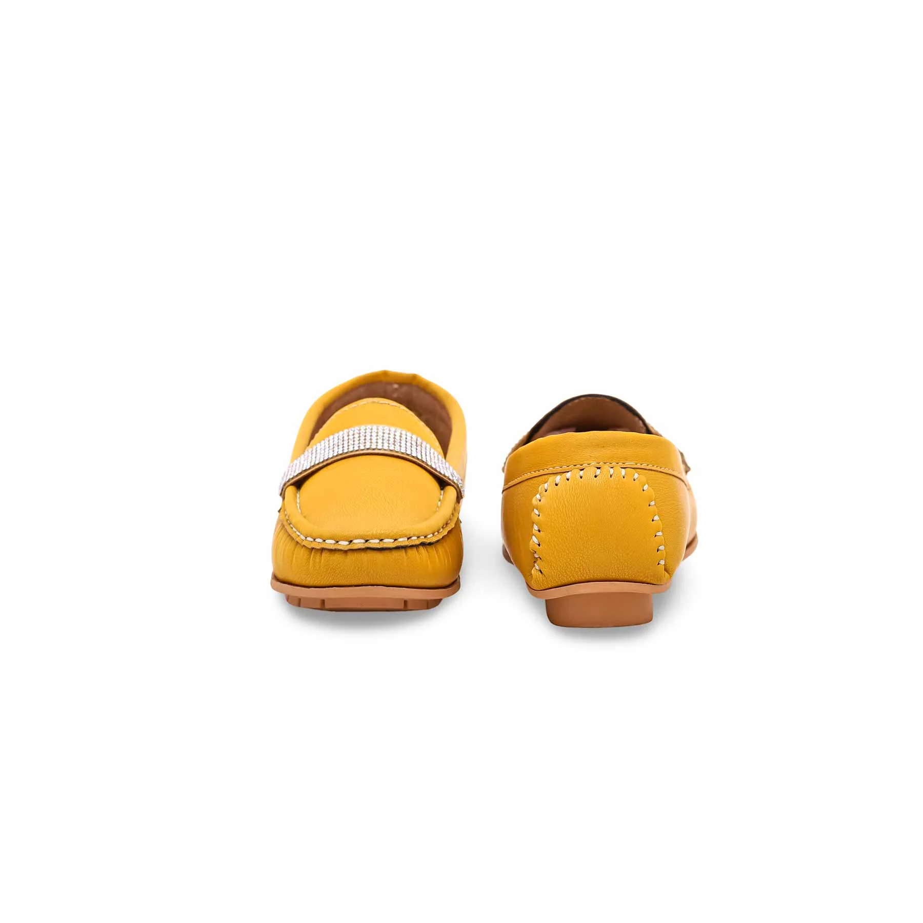 Girls Yellow Casual Moccasin KD0887 - Image 4