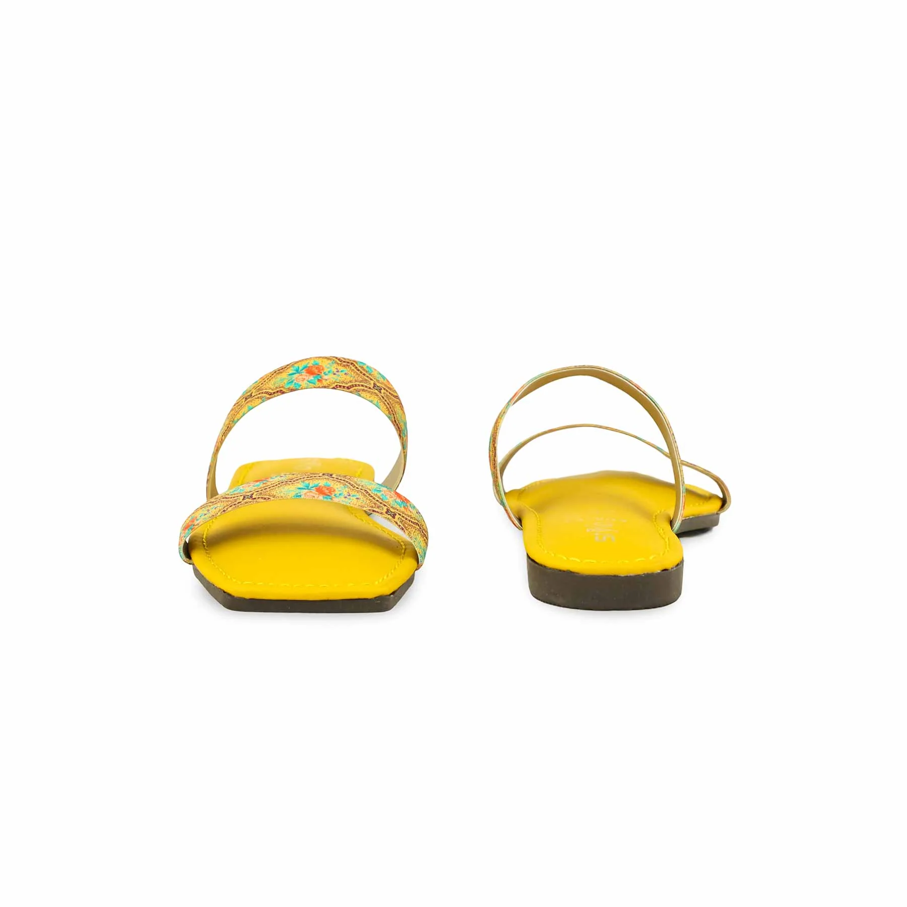 Girls Yellow Casual Slipper KD5597 - Image 4