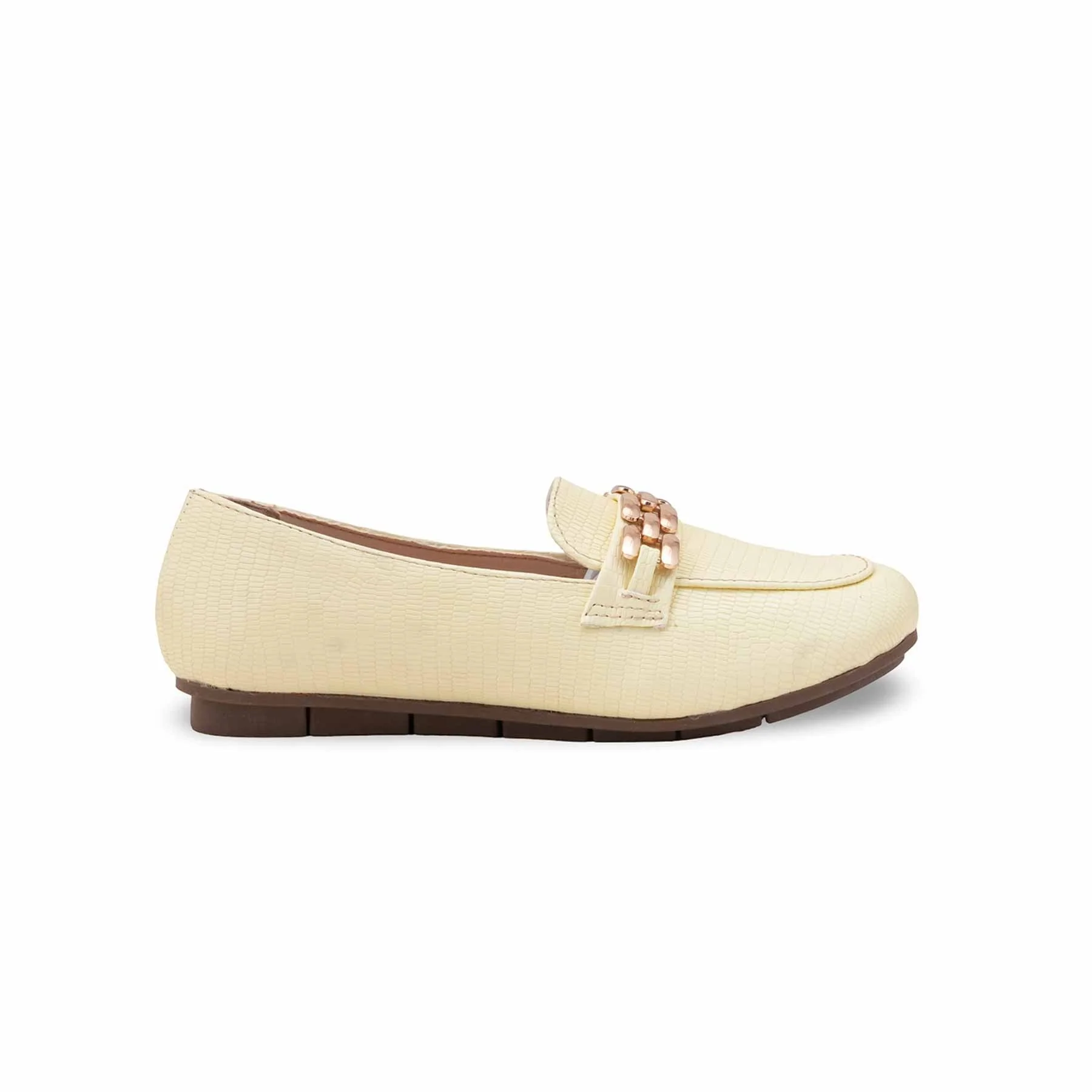 Girls Yellow Formal Pumps KD2644 - Image 2