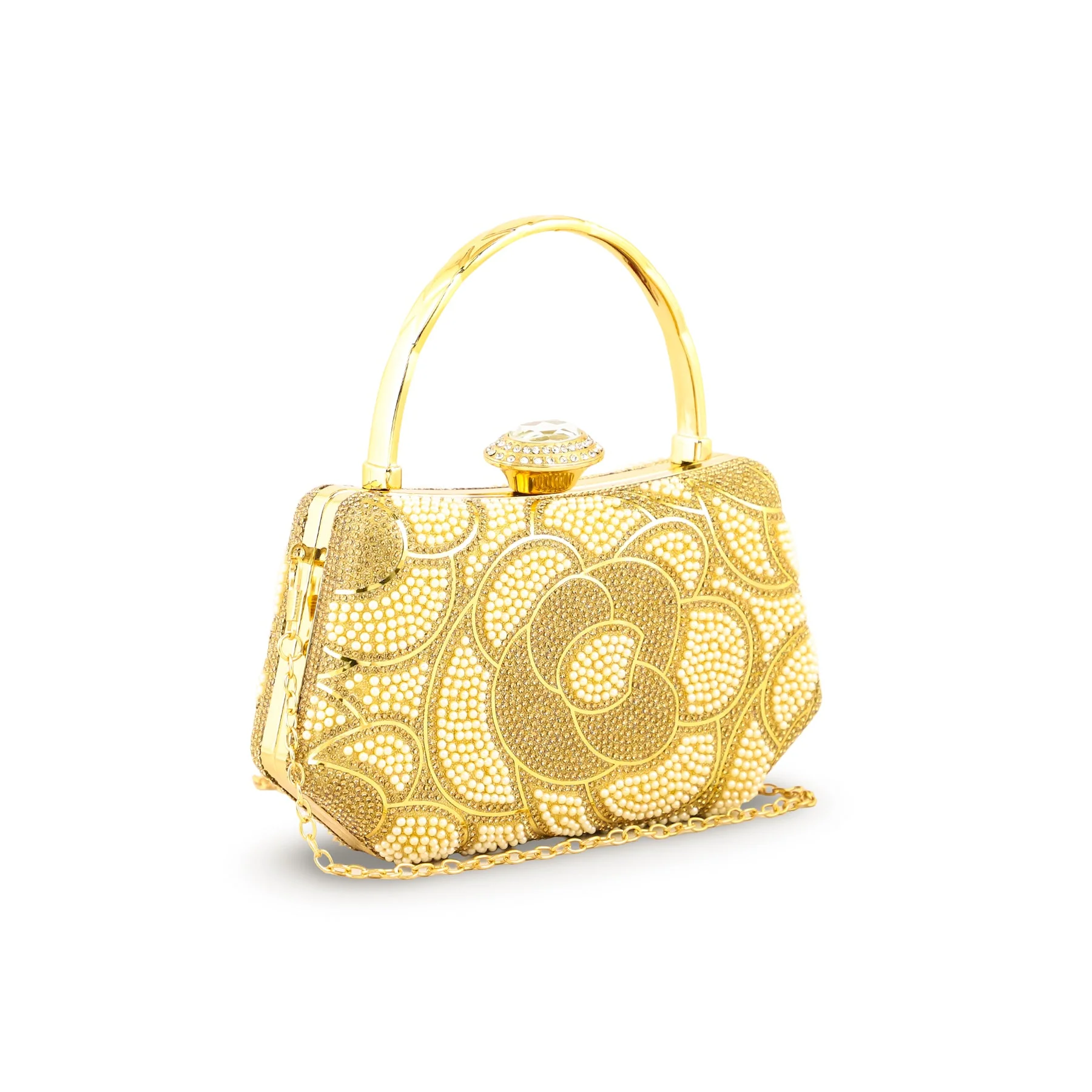 Golden Bridal Clutch p24252 - Image 3