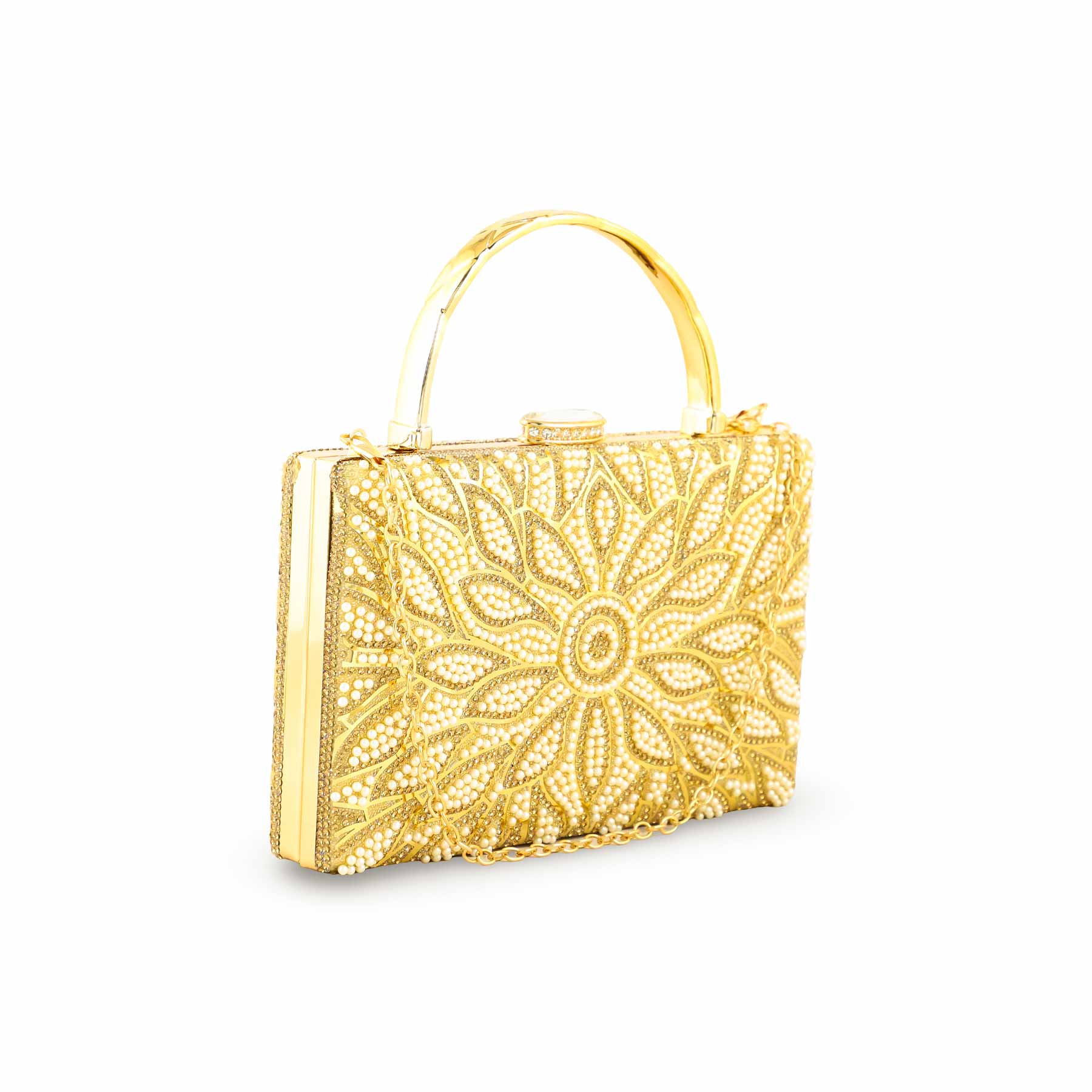 Golden Bridal Clutch p24257 - Image 3