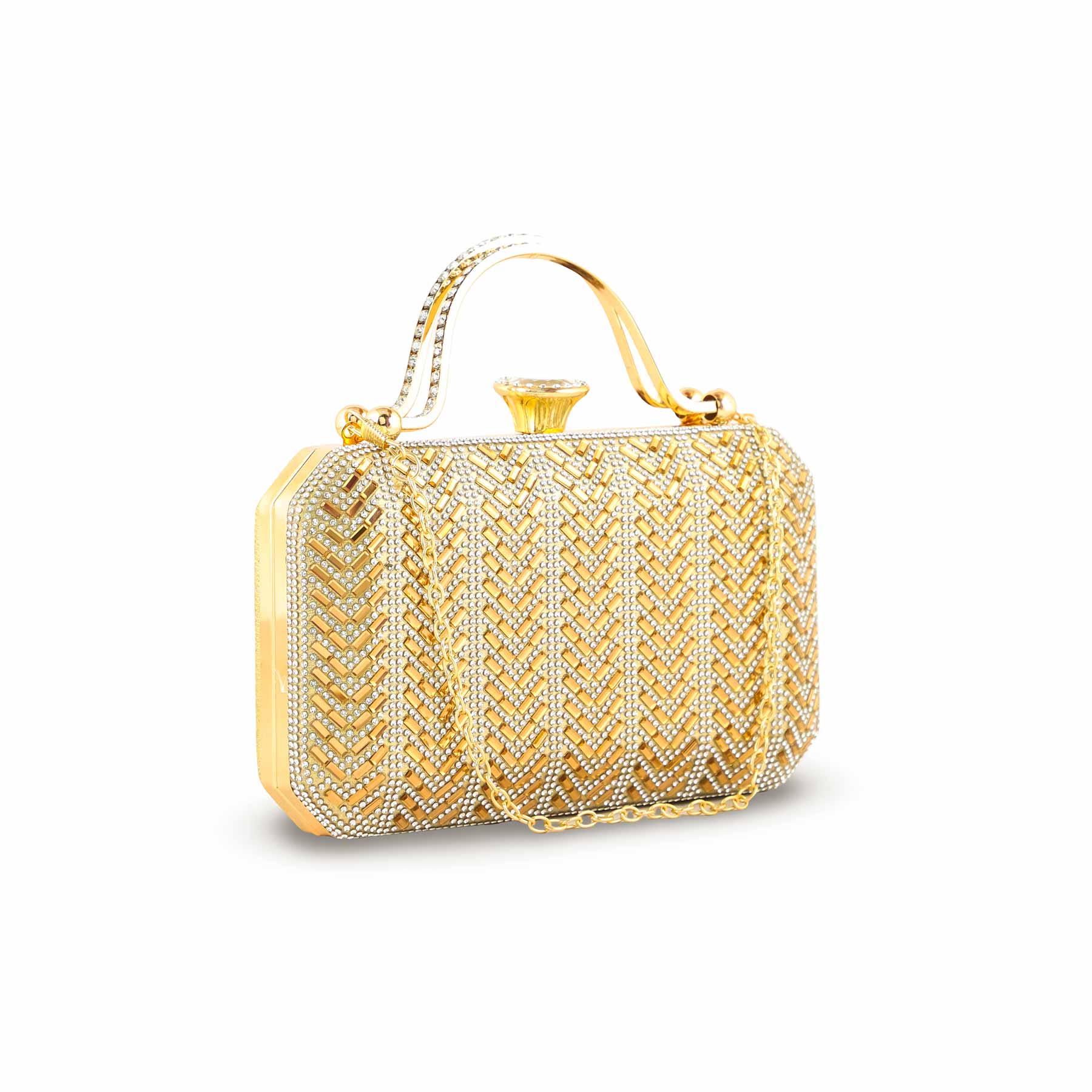 Golden Bridal Clutch p24258 - Image 3